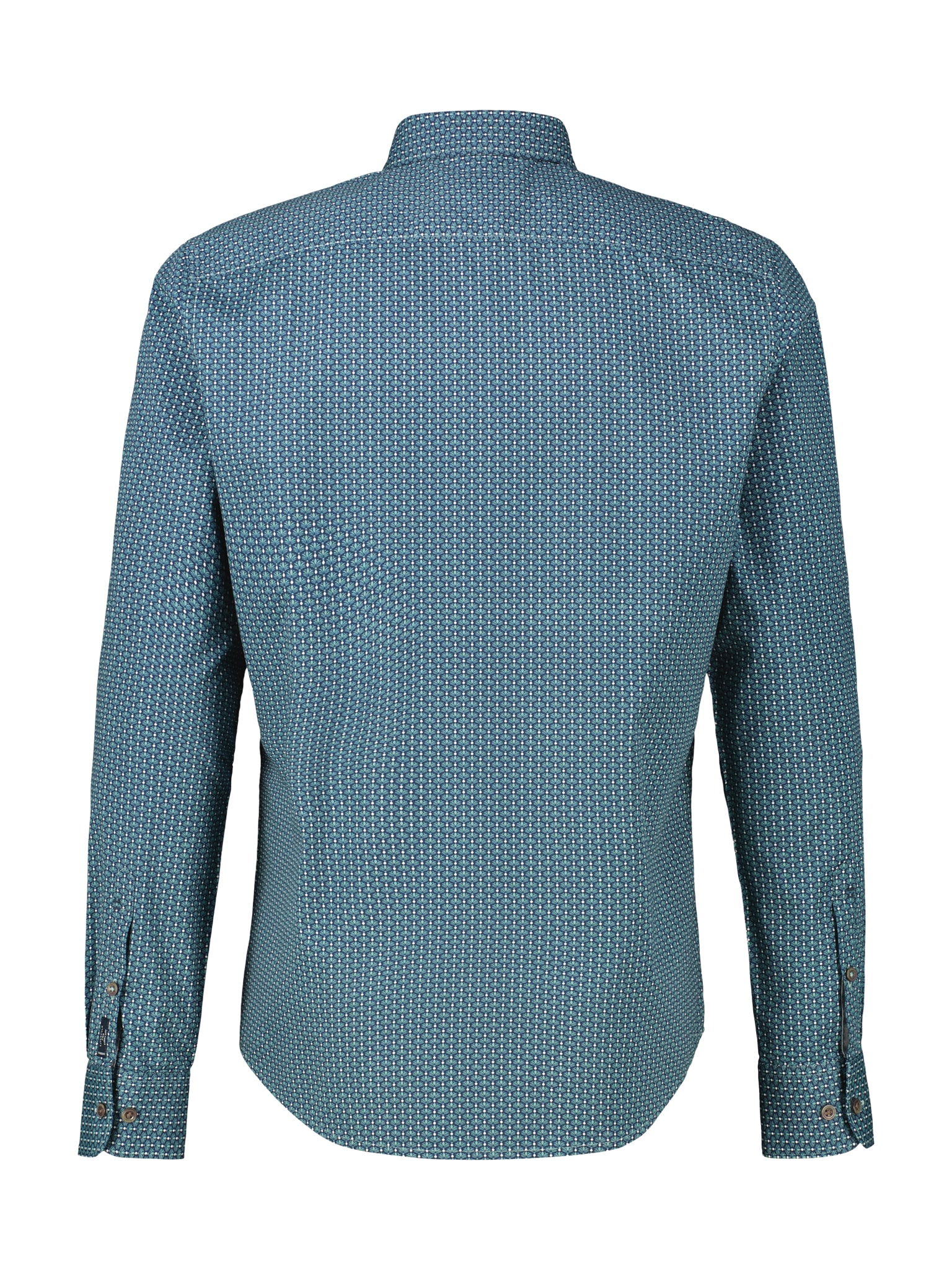 LERROS Langarmhemd mit Logo Stickerei