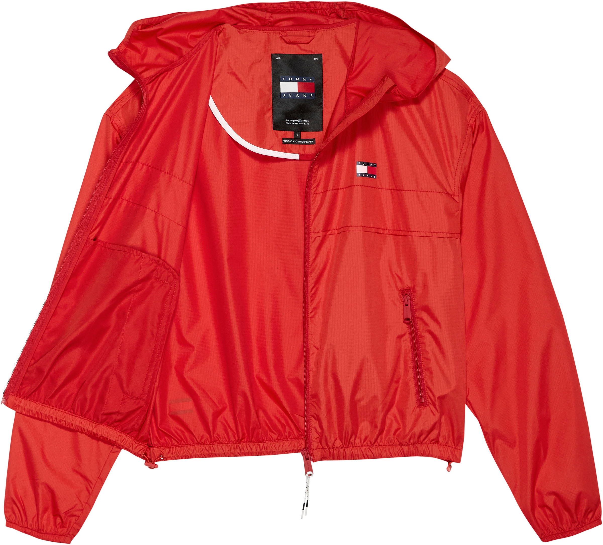 Tommy Jeans Windbreaker »TJW CRP LT CHICAGO«, in modischer Cropped Form