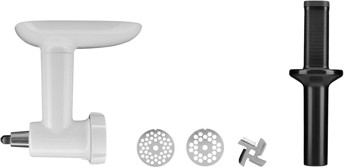 KitchenAid Küchenmaschine »5K45SSEOB ONYX BLACK«, Gratis Fleischwolf/Spritzgebäckvorsatz (Wert ca. 129,-UVP)
