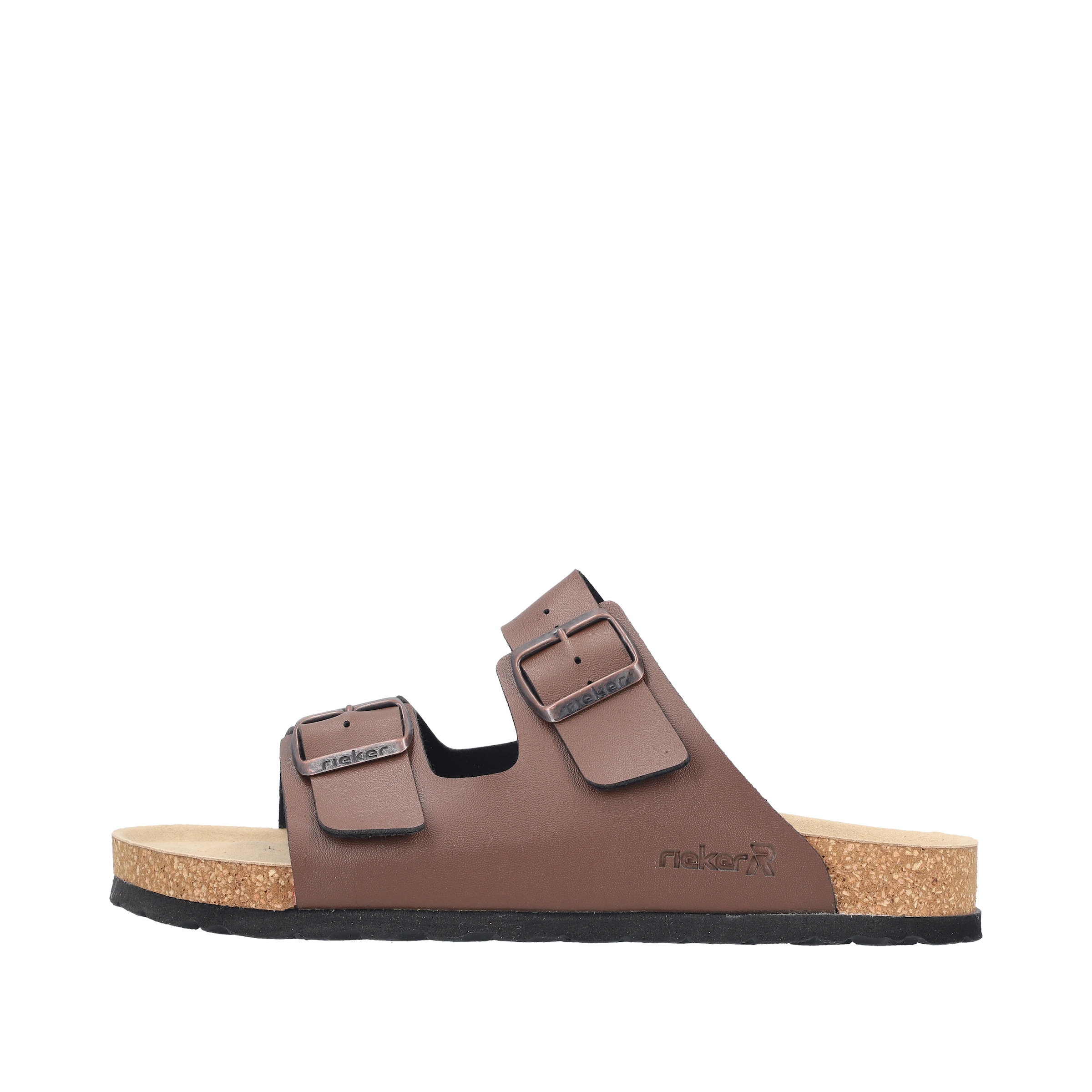 Rieker Pantolette  Sommerschuh, Schlappen, Hausschuh, mit zwei Schnallenverschlüsse