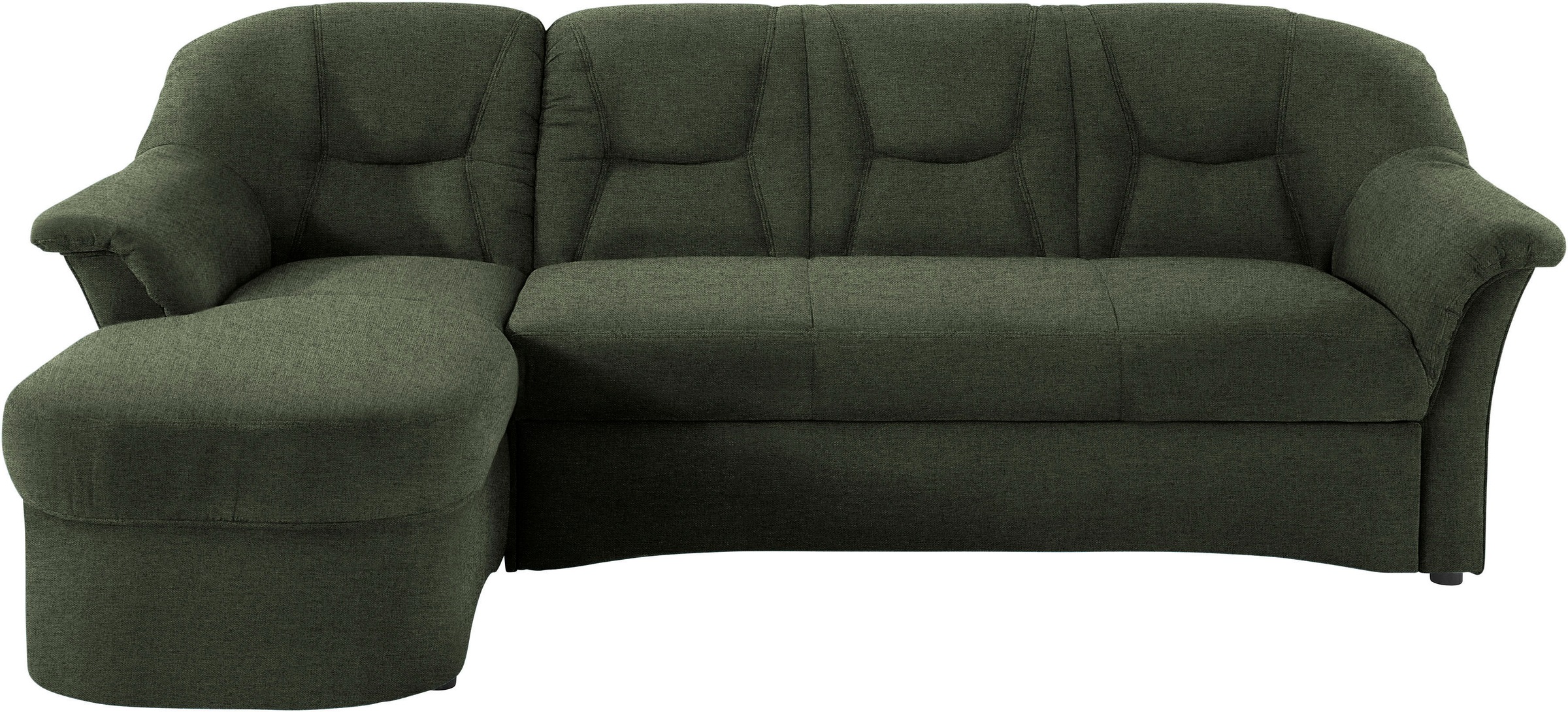 DOMO collection Ecksofa »Sarafina zeitlos und komfortabel, optional mit Federkern, L-Form«, wahlweise mit Bettfunktion