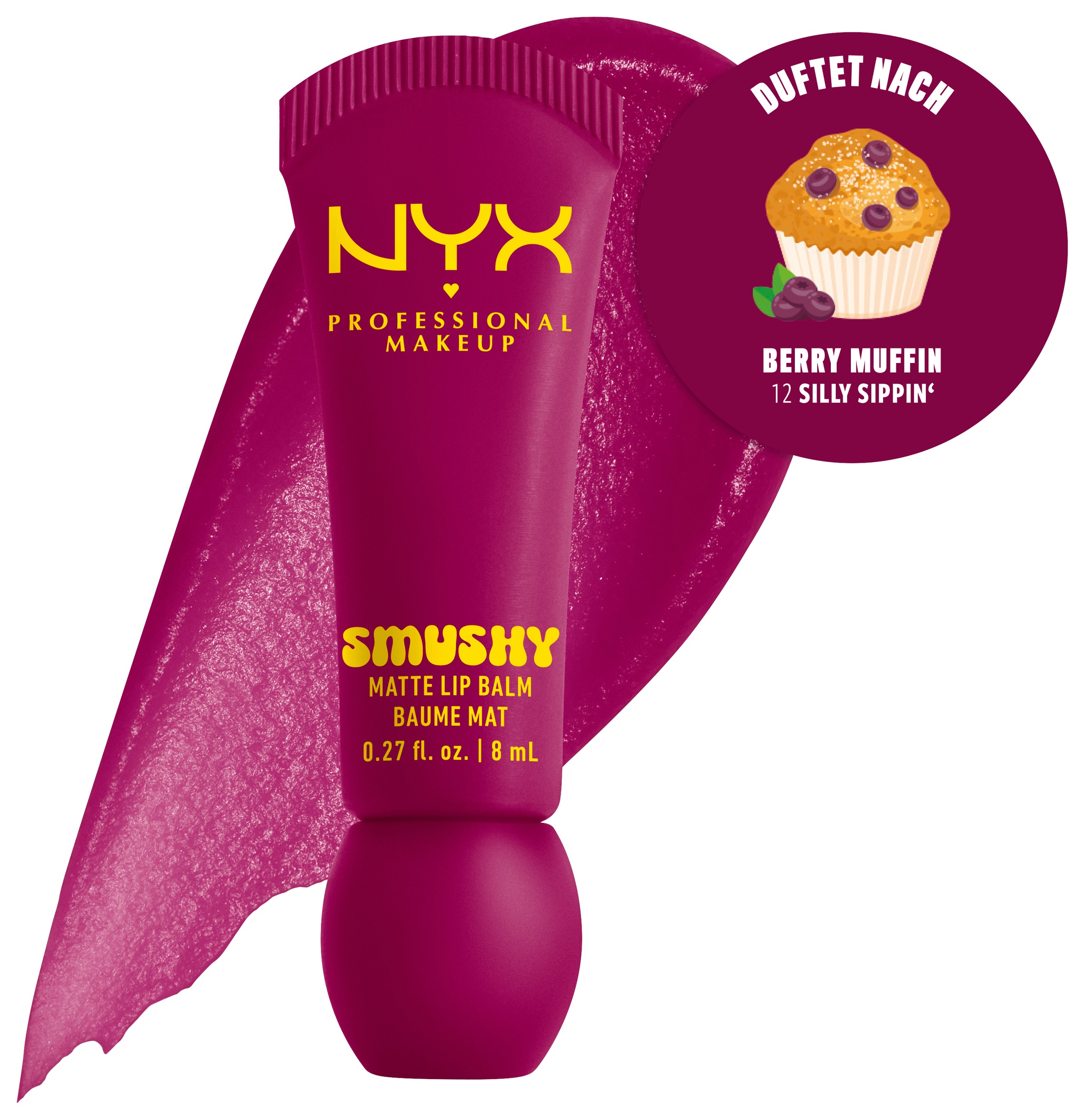 NYX Lippenbalsam »NYX Professional Makeup Smushy Matte Lip Balm«