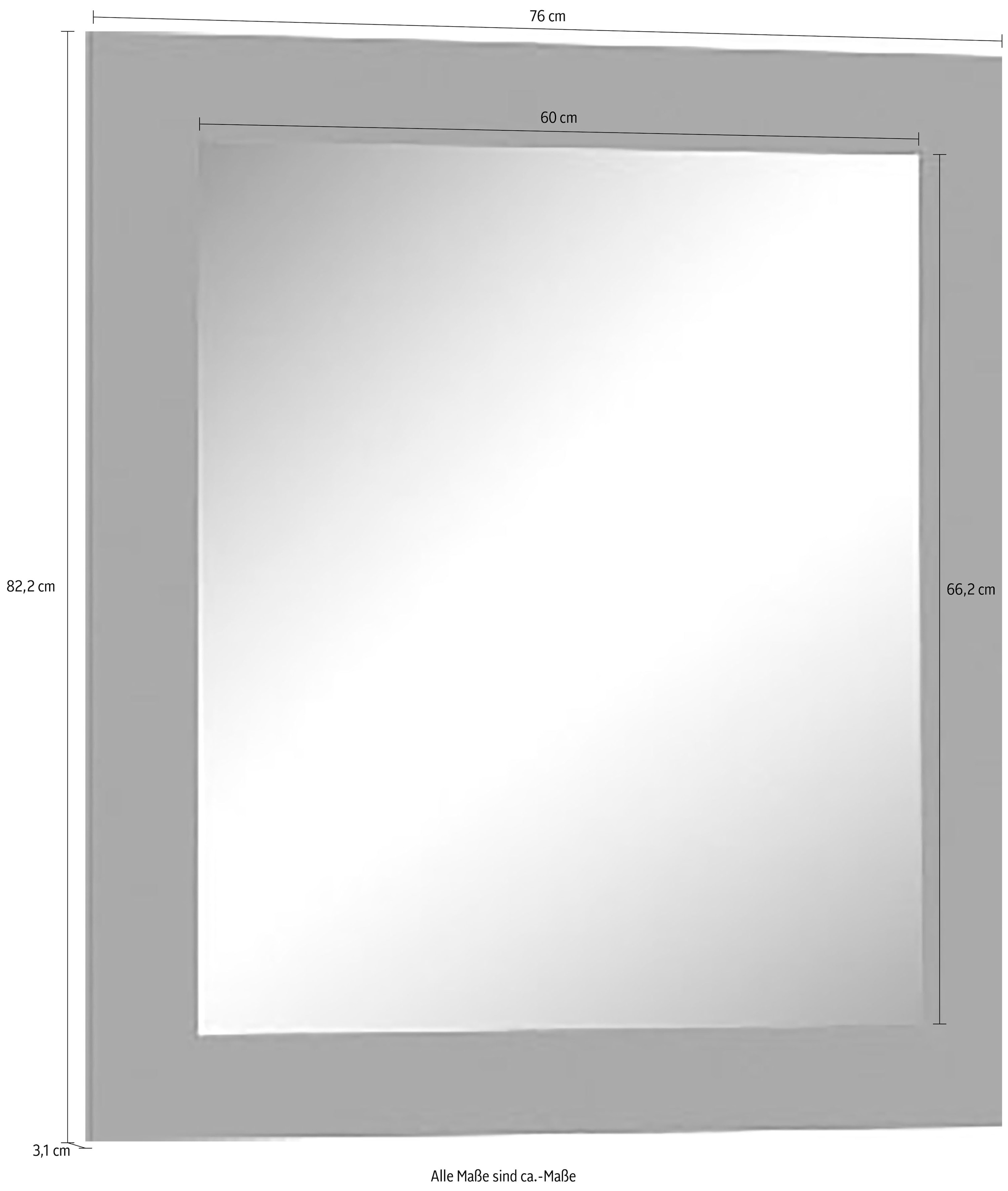 Places of Style Wandspiegel »Onyx«, UV lackiert für besondere Farbbrillianz