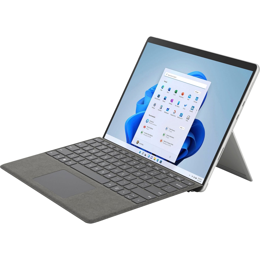 Microsoft Notebook »Surface Pro 8 Set + Cover«, 31 cm, / 13 Zoll, Intel, Core i5, Iris© Xe Graphics, 256 GB SSD