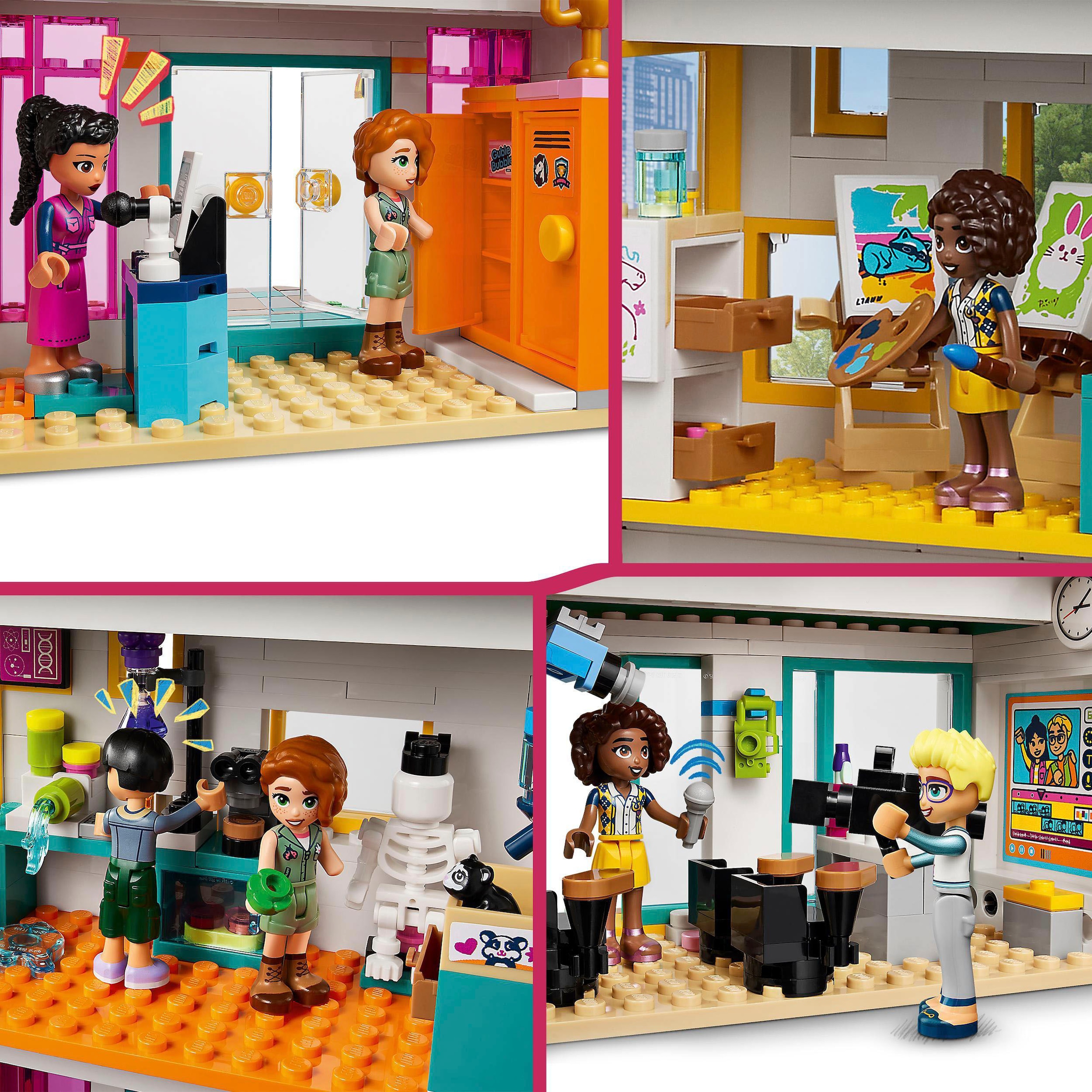 LEGO® Konstruktionsspielsteine »Internationale Schule (41731), LEGO® Friends«, (985 St.), Made in Europe