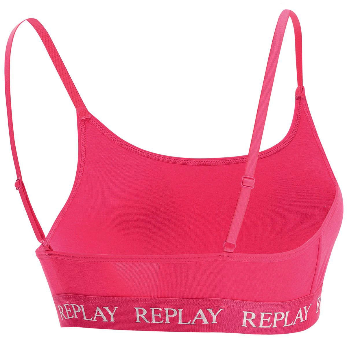 Replay Bustier »LADY CASUAL BRALETTE«, mit verstellbaren Spagettiträger