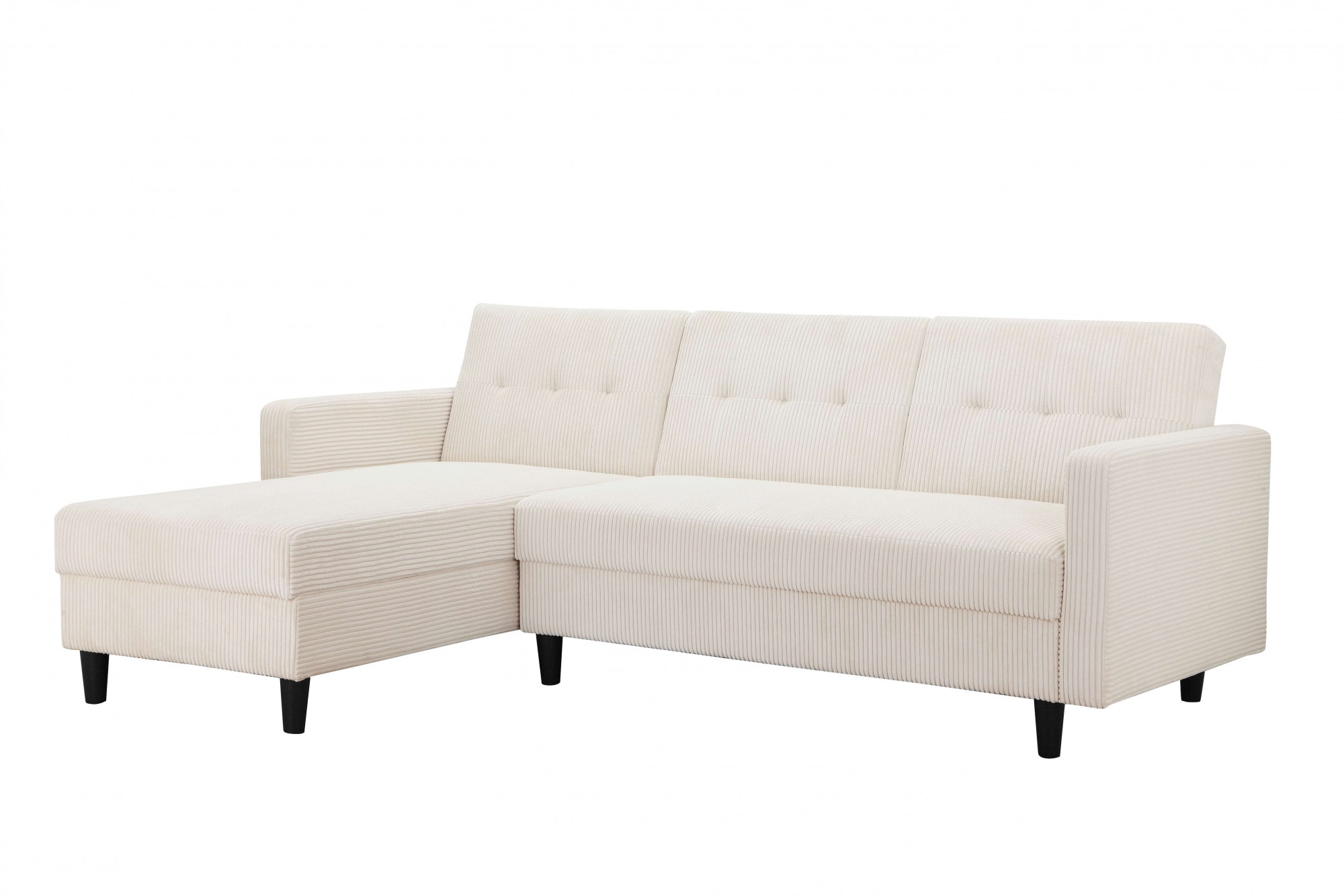 Dorel Home Ecksofa »Hartford II«, mit Bettfunktion und Stauraum, Recamiere beidseitig montierbar