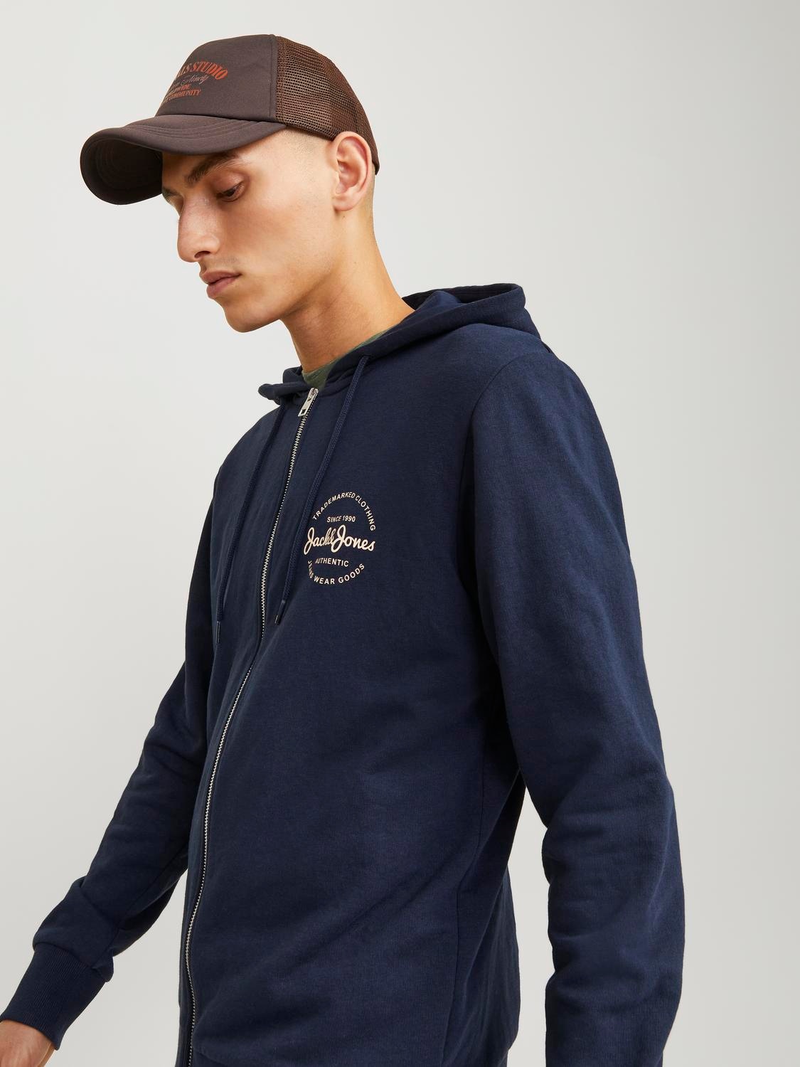 Jack & Jones Sweatjacke »JJFOREST SWEAT ZIP HOOD«