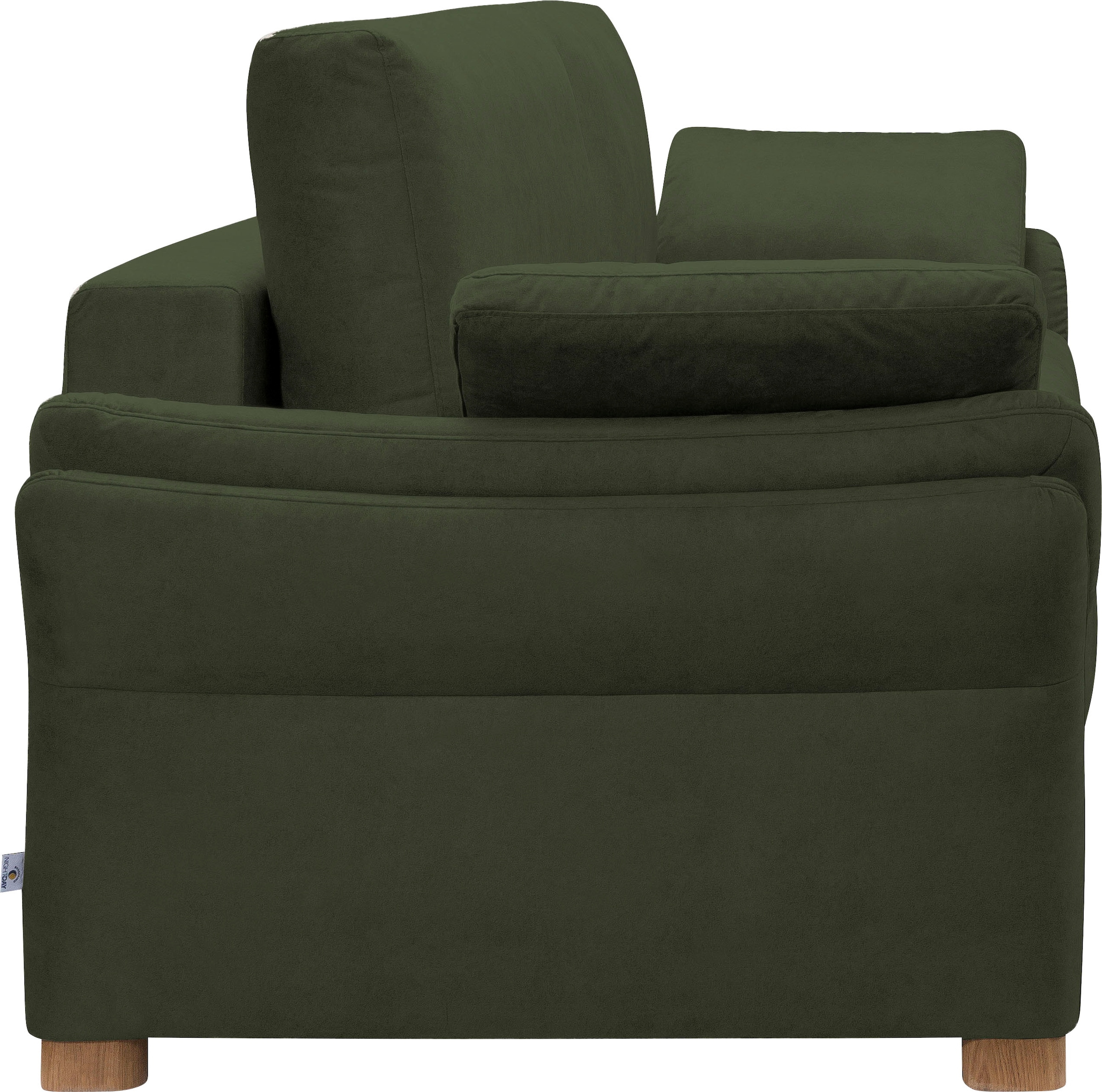 exxpo - sofa fashion 3-Sitzer »Kentt hochwertiger Sitzaufbau für hohen Sitzkomfort, bequeme Armlehnen«, inkl. Boxspring/Federkern-Polsterung, Bettfunktion und Bettkasten