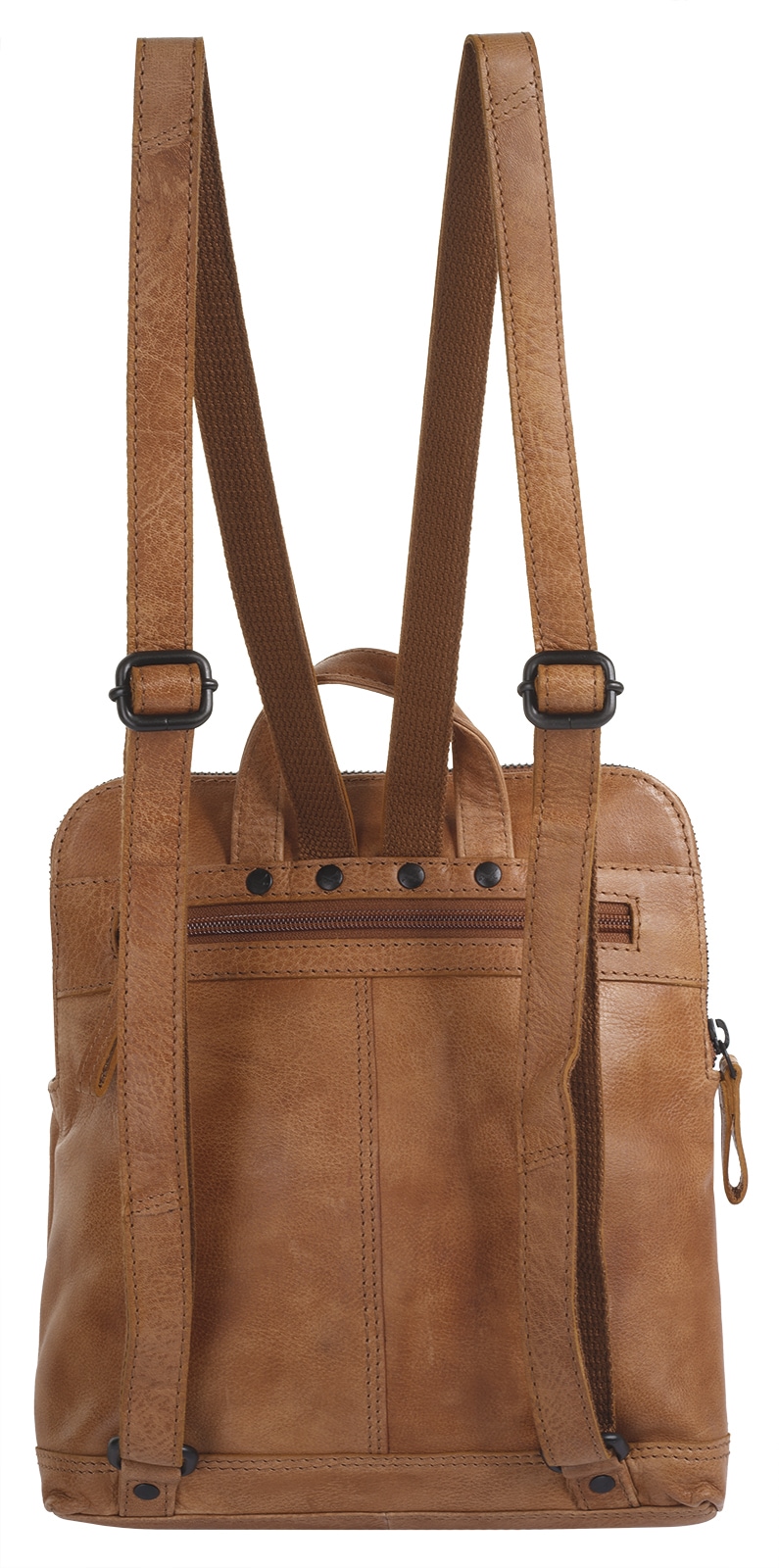 Sansibar Cityrucksack, echt Leder