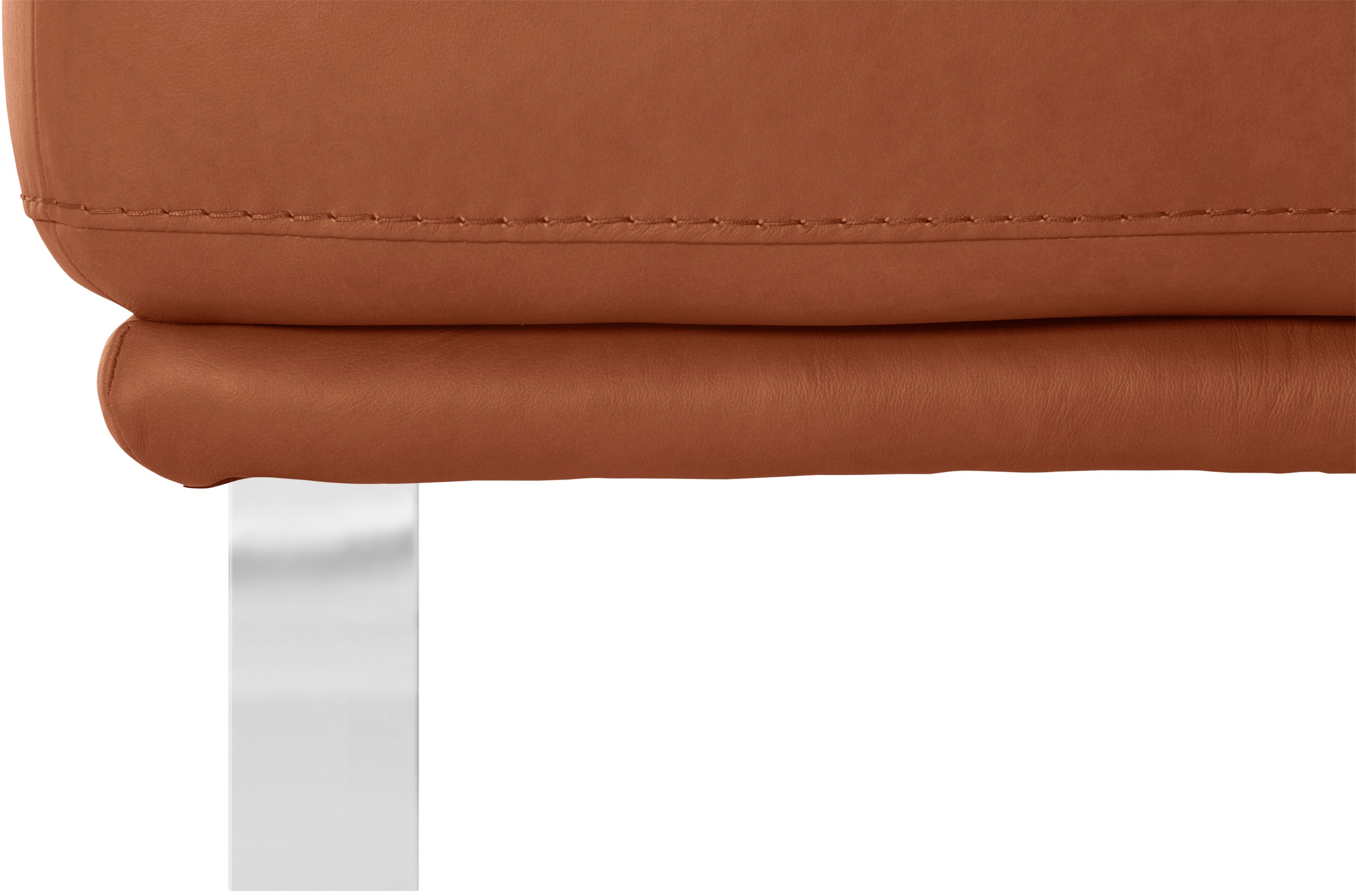 W.SCHILLIG Hocker »montanaa«, mit Metallkufen in Chrom glänzend, Breite 141 cm