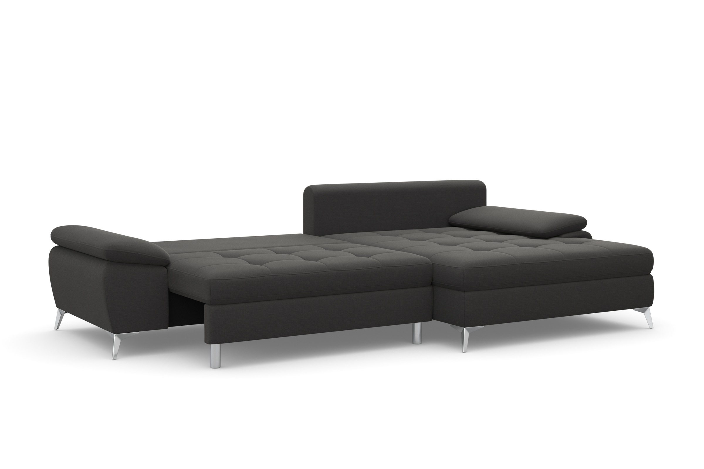 sit&more Ecksofa »Latigo L-Form«, mit Mega-Recamiere, wahlweise mit Bettfunktion und Bettkasten