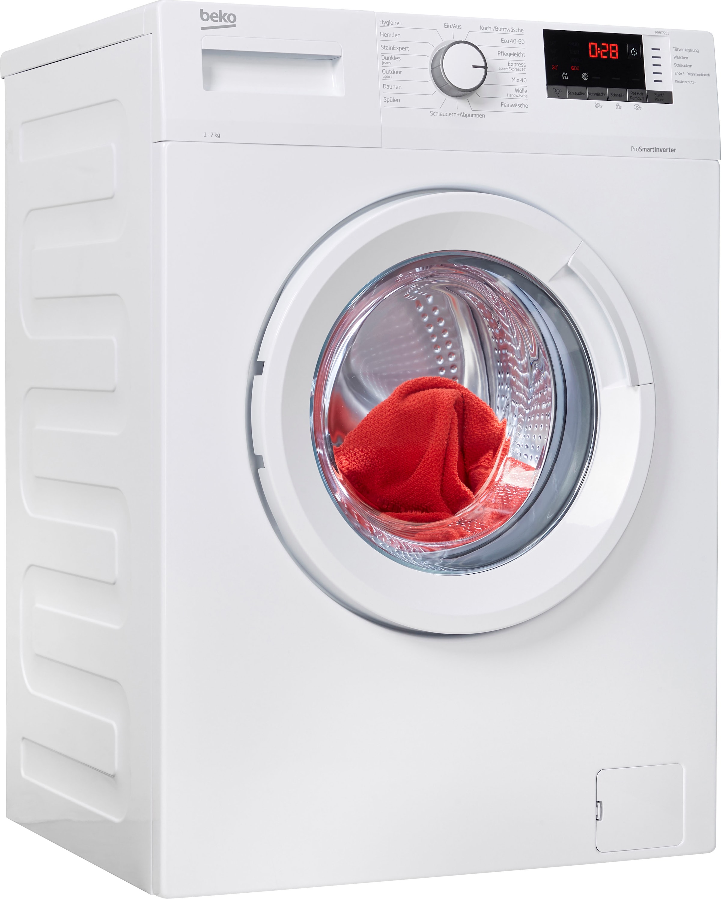BEKO Waschmaschine Garantie kg, U/min XXL 7 Jahren mit 1400 »WMO7221«, 3 WMO7221