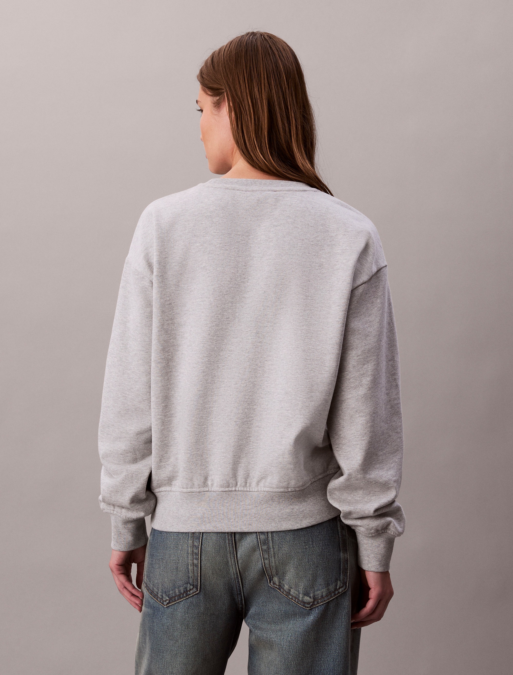 Calvin Klein Jeans Sweatshirt »LS ARCHIVE LOGO FRENCH TERRY RLX«, Mit Rundhalsausschnitt, regular fit
