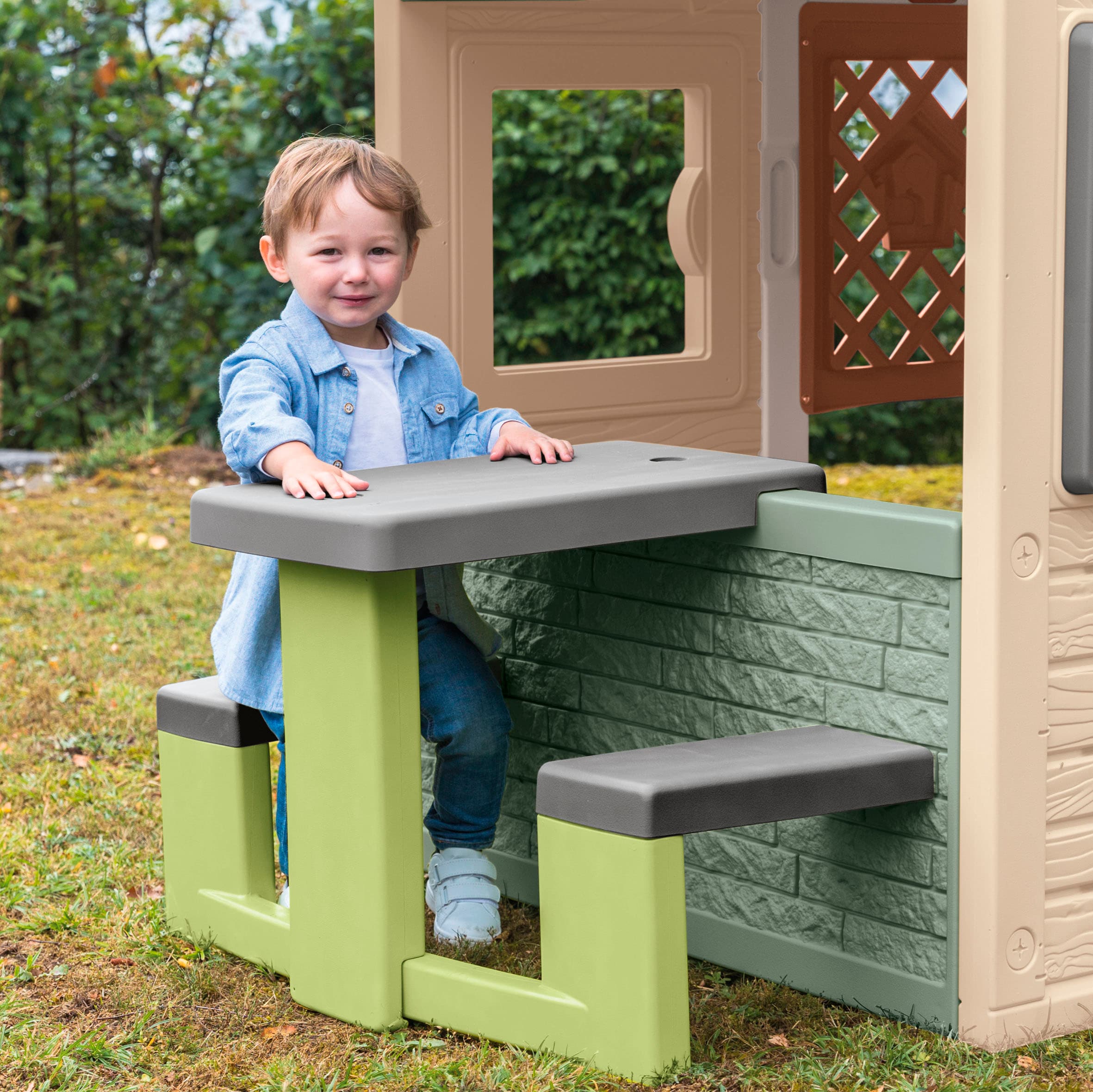 Smoby Gartentisch »Smoby Life, Spielhaus Zubehör Picknicktisch«, Made in Europe