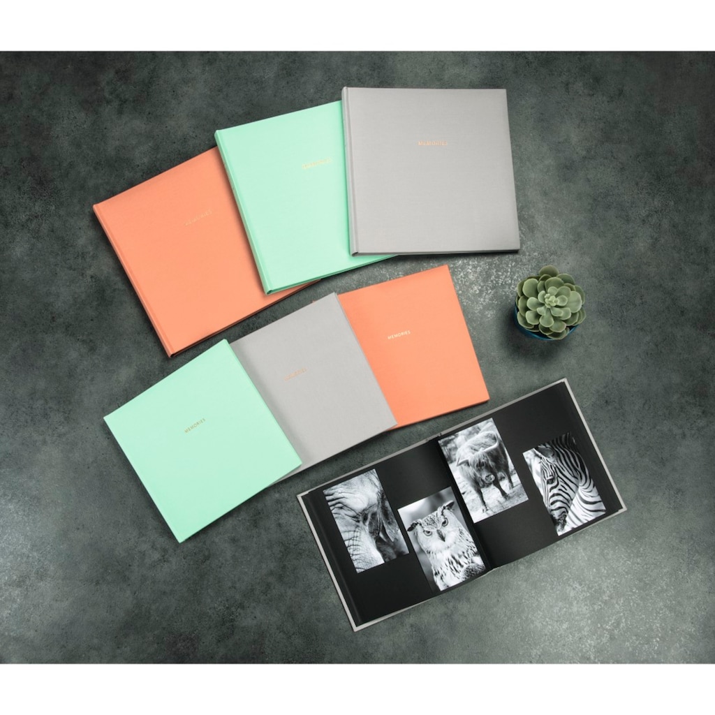 Hama Fotoalbum »Buch Album "Memories", 25x25 cm, 50 schwarze Seiten«