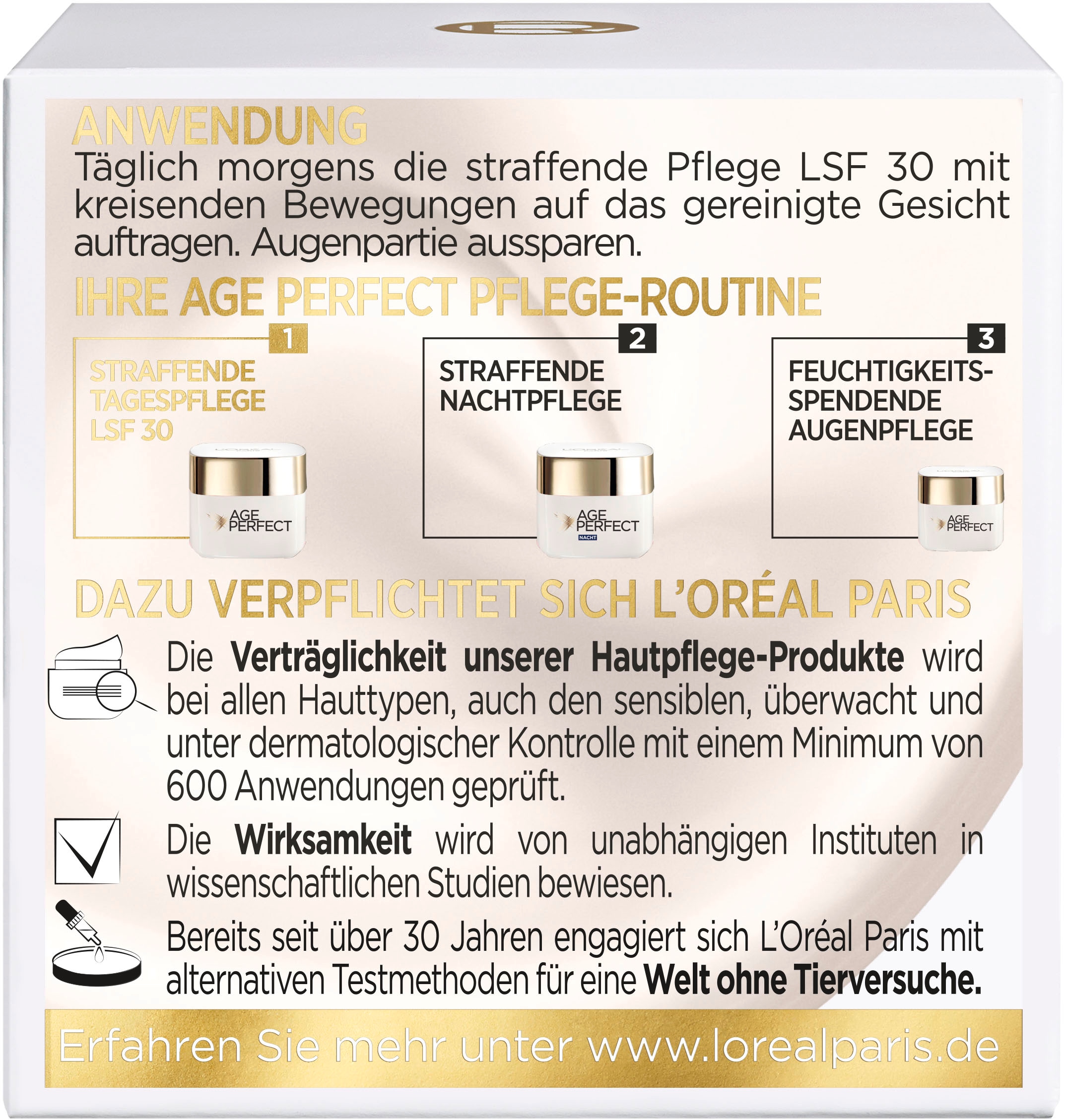 L'ORÉAL PARIS Tagescreme »Age Perfect Pro-Kollagen Experte Pflege«, mit hoher Wirksamkeit