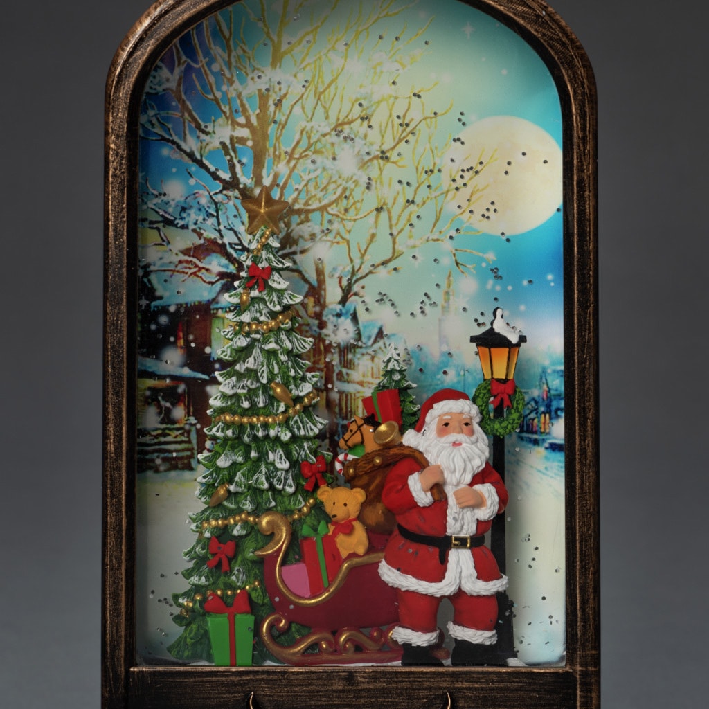 KONSTSMIDE Jahren mit Santa warm LED XXL | Wasserlaterne Timer, Laterne weiße Baum«, 1 wassergefüllt, 3 Garantie »LED 5h kaufen und Diode online