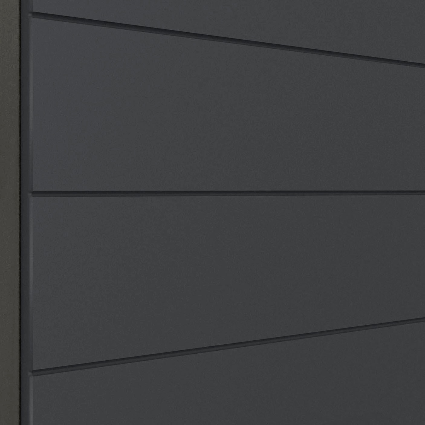 KOCHSTATION Backofenumbauschrank »KS-Luhe«, 60 cm breit, hochwertige MDF-Fronten mit waagerechter Lisene