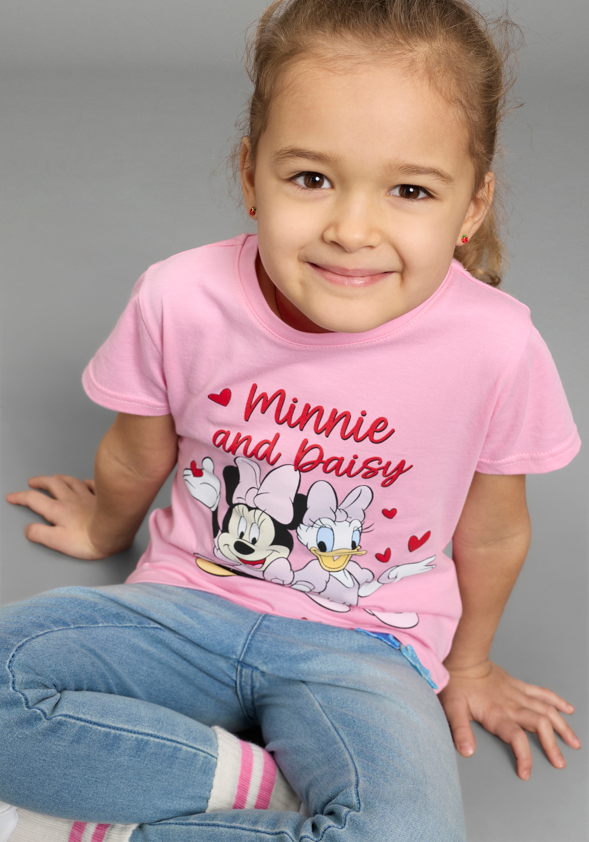 KIDSWORLD T-Shirt »MINNIE & DAISY - Disney Shirt« modischer Stil, Kurzarm, auch in großen Größen, aus Baumwolle