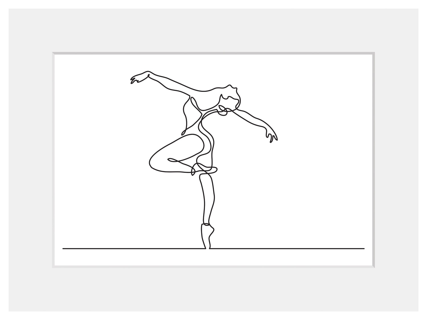 queence Bild »Polina«, Frau, gerahmt, Ballerina, Ballett