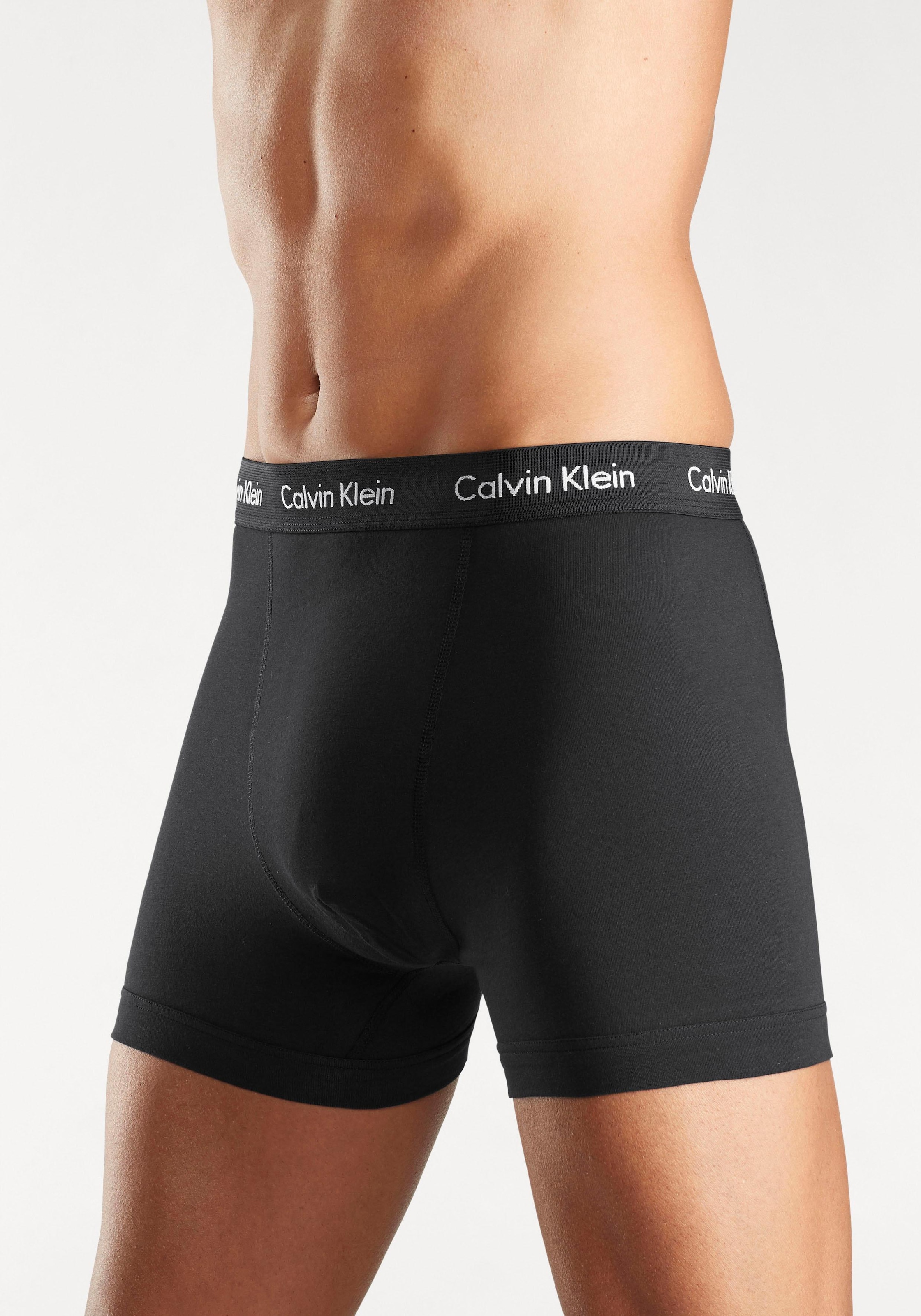 Calvin Klein Underwear Trunk, (3 St.), in uni schwarz