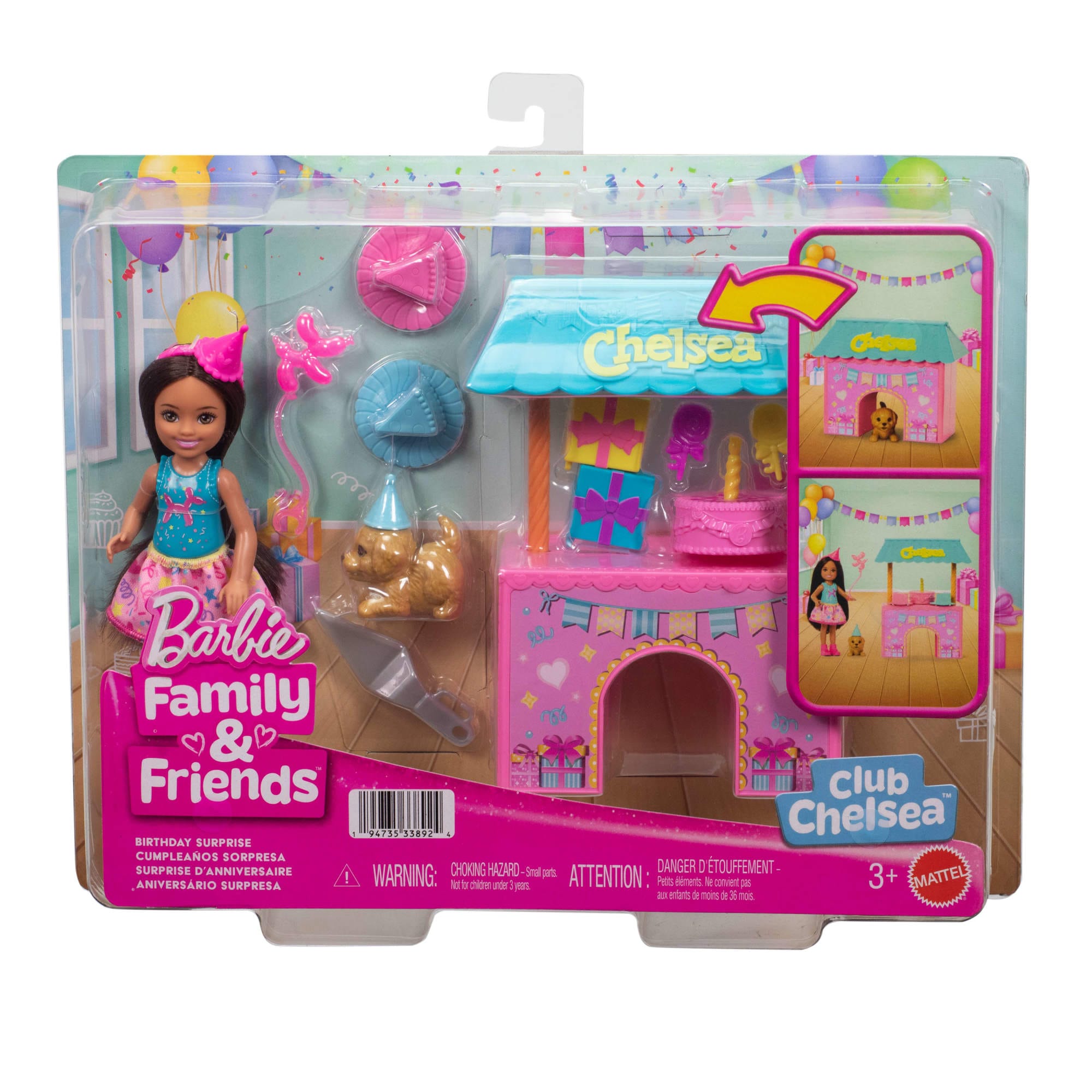 Barbie Anziehpuppe »Barbie Chelsea Birthday Party Spielset«