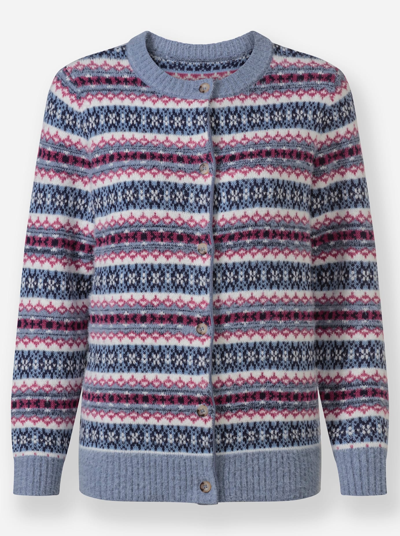 Inspirationen Jacquardstrickjacke