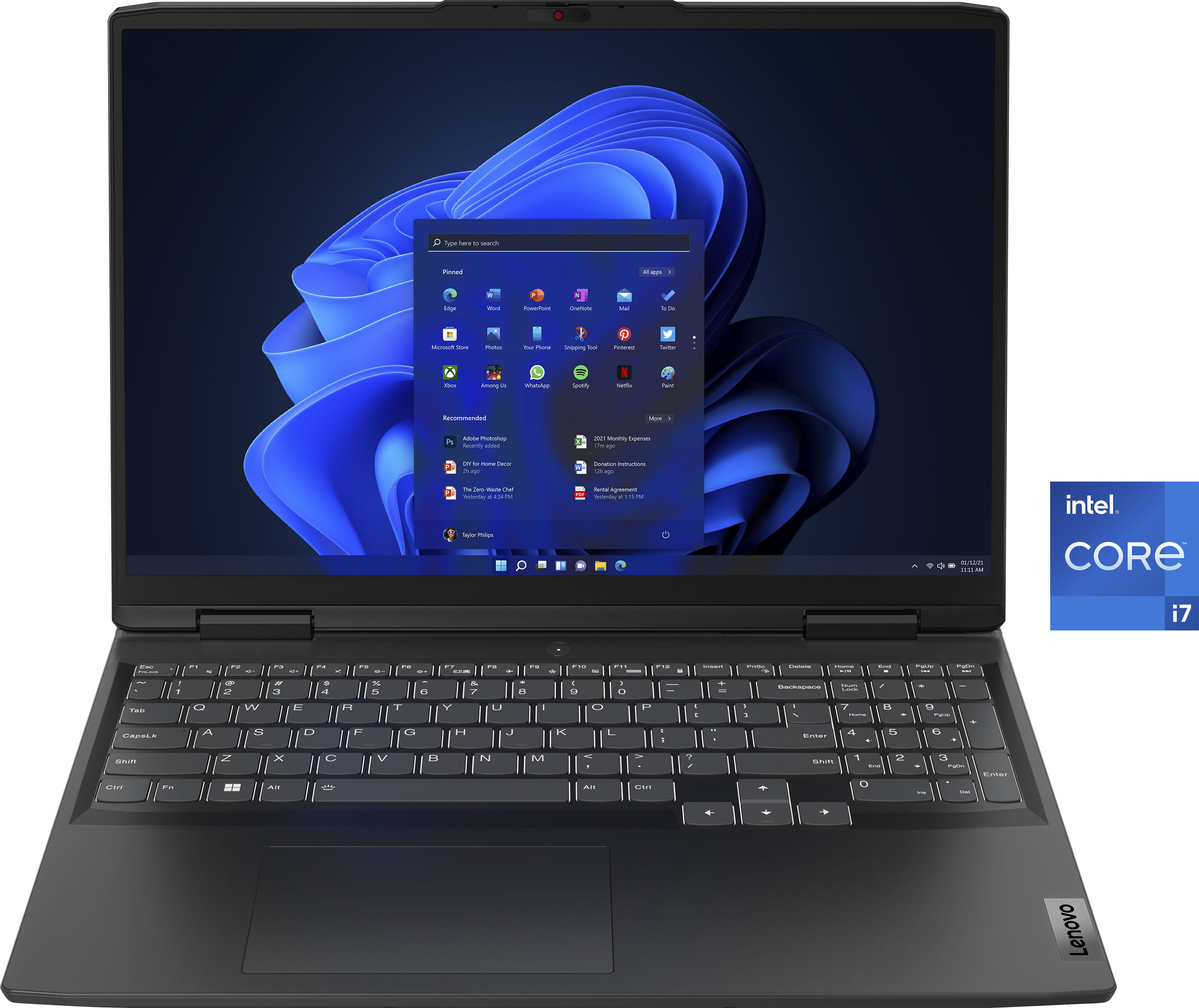 Gaming-Notebook »IdeaPad Gaming 3 16IAH7«, 40,64 cm, / 16 Zoll, Intel, Core i7,...