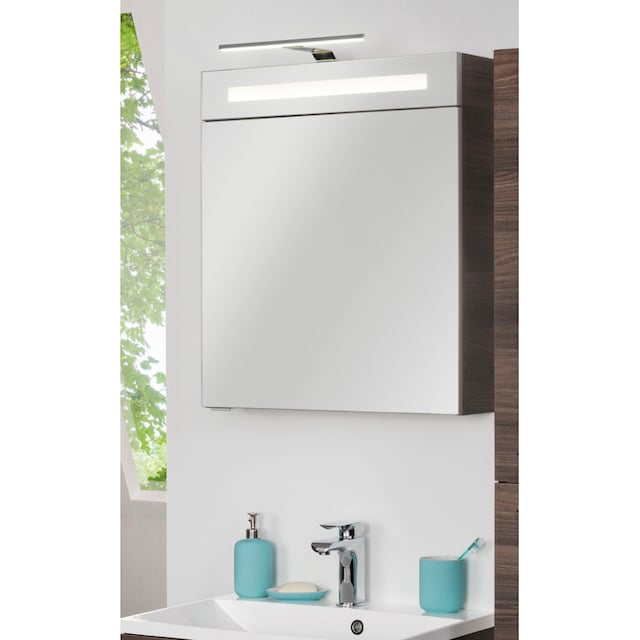 FACKELMANN Spiegelschrank »CL 60 - Ulme-Madera«, Badmöbel Breite 60 cm, mit  1 Spiegel-Tür und LED-Beleuchtung online kaufen | mit 3 Jahren XXL Garantie