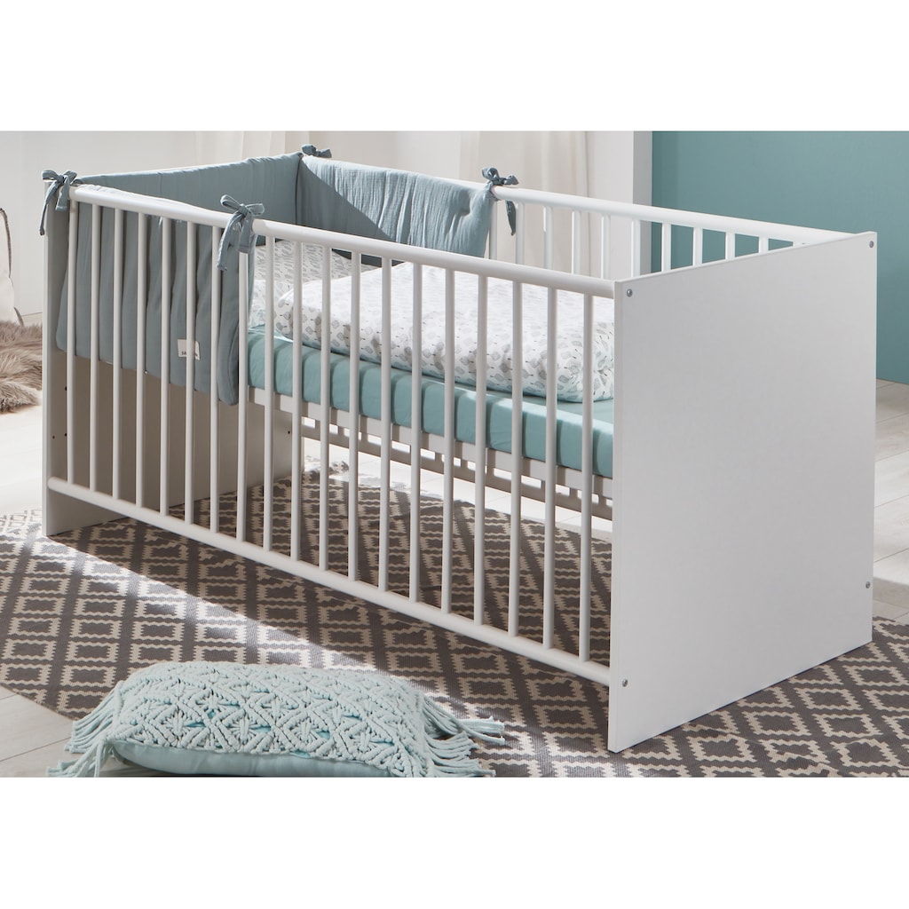 arthur berndt Babyzimmer-Komplettset »Lotti«, (Set, 3 St., Kinderbett, Schrank, Wickelkommode)