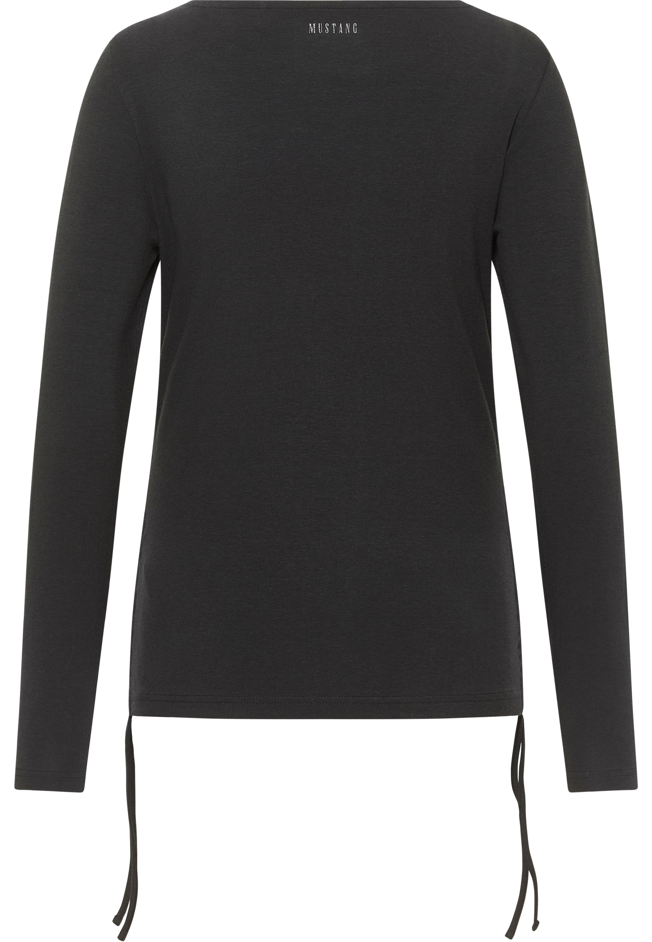MUSTANG Langarmshirt »Style Delia«, mit Zugbändern