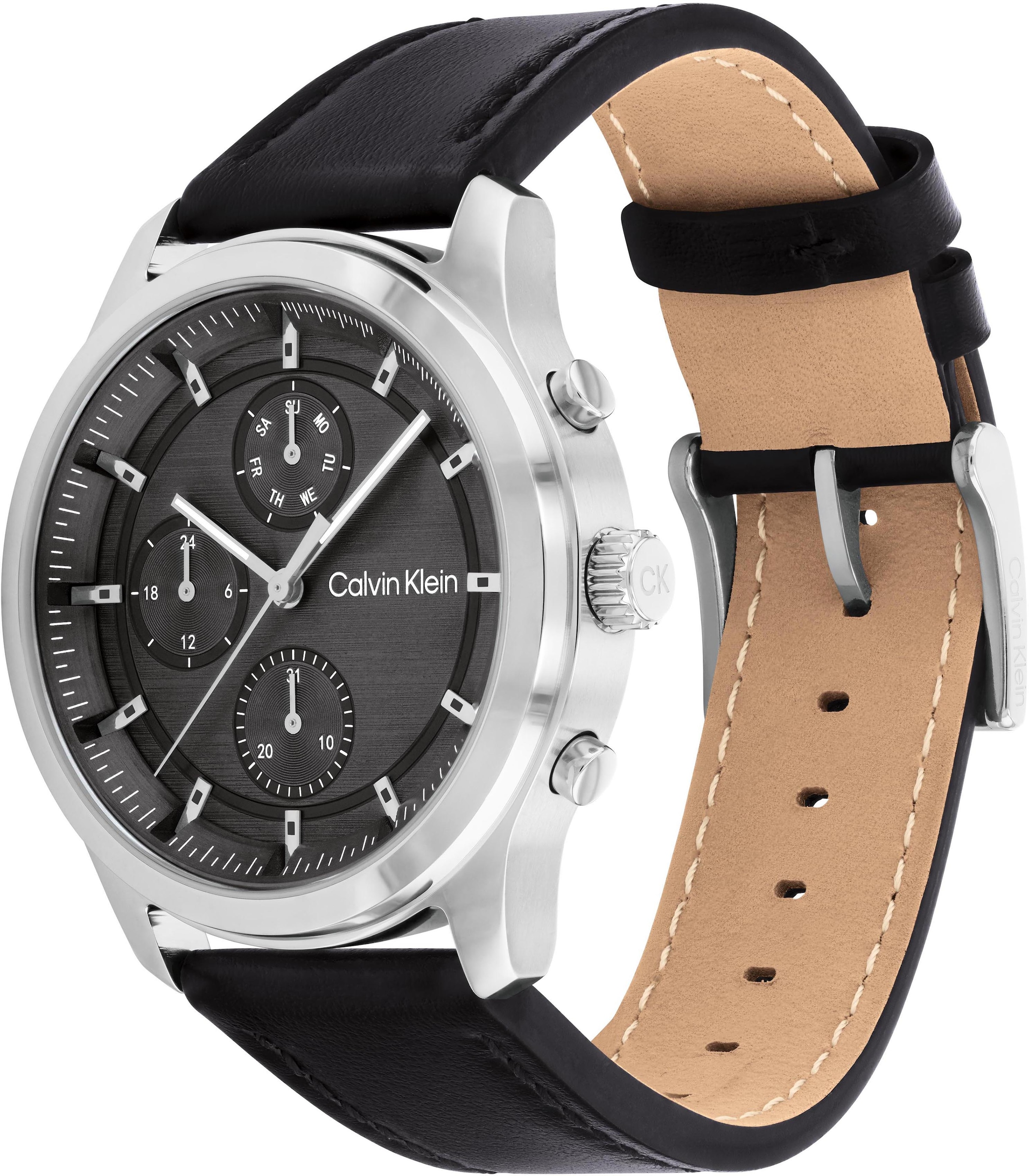 Calvin Klein Multifunktionsuhr »SPORT 
MULTI-FUNCTION, 25200211«, Quarzuhr, Armbanduhr, Herrenuhr, Datum, 12/24-Stunden-Anzeige