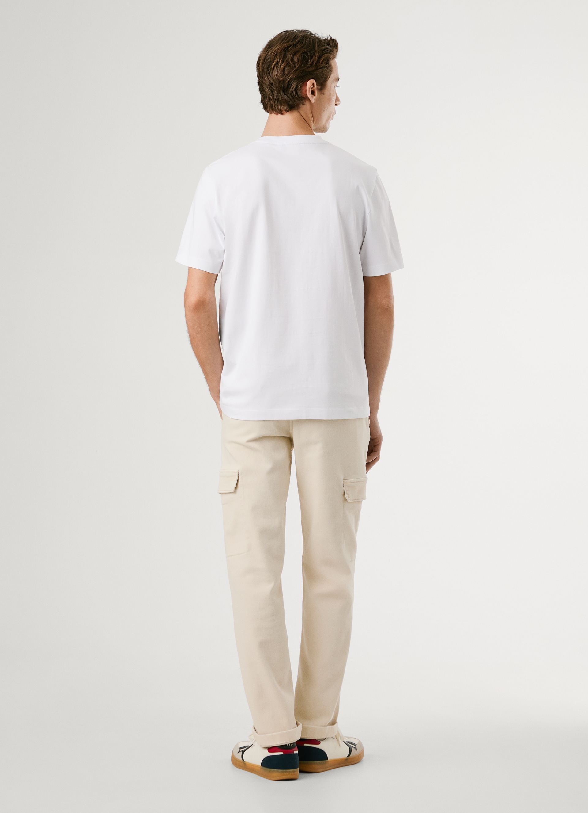 Pepe Jeans T-Shirt »MILON TEE« mit geripptem Rundhals