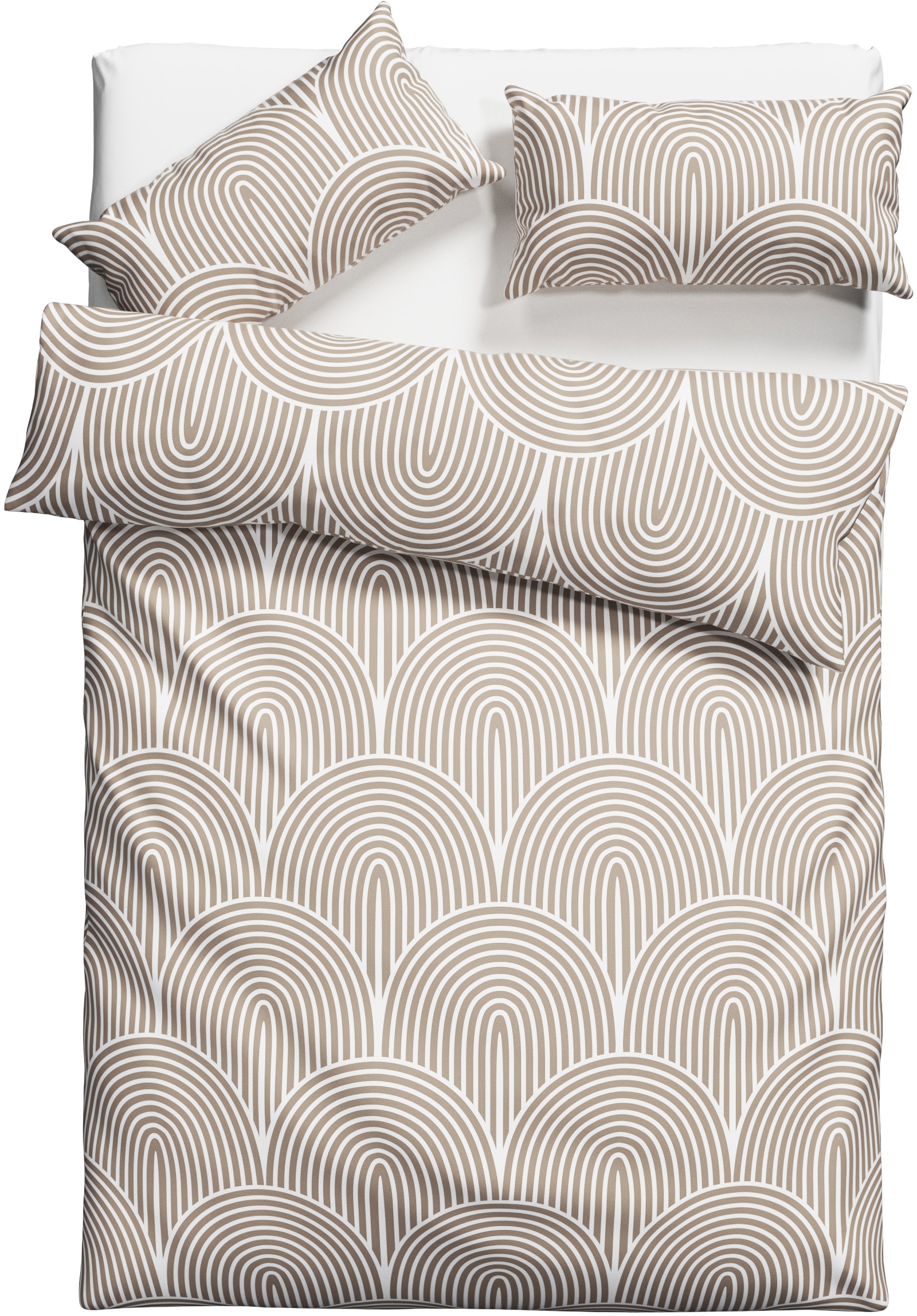 OTTO home Bettwäsche »Matilda in Gr. 135x200 oder 155x220 cm« 2 Bettwäsche aus Baumwolle, Bettwäsche mit skandinavischem Design