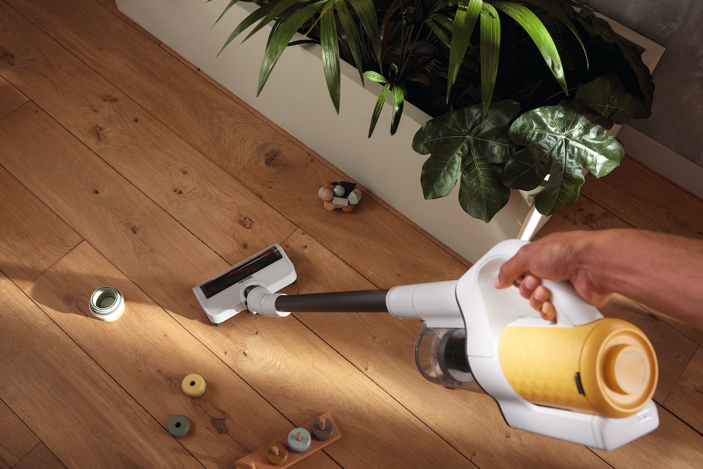 Miele Akku-Hand-und Stielstaubsauger »Duoflex HX1«, Sunsetgelb