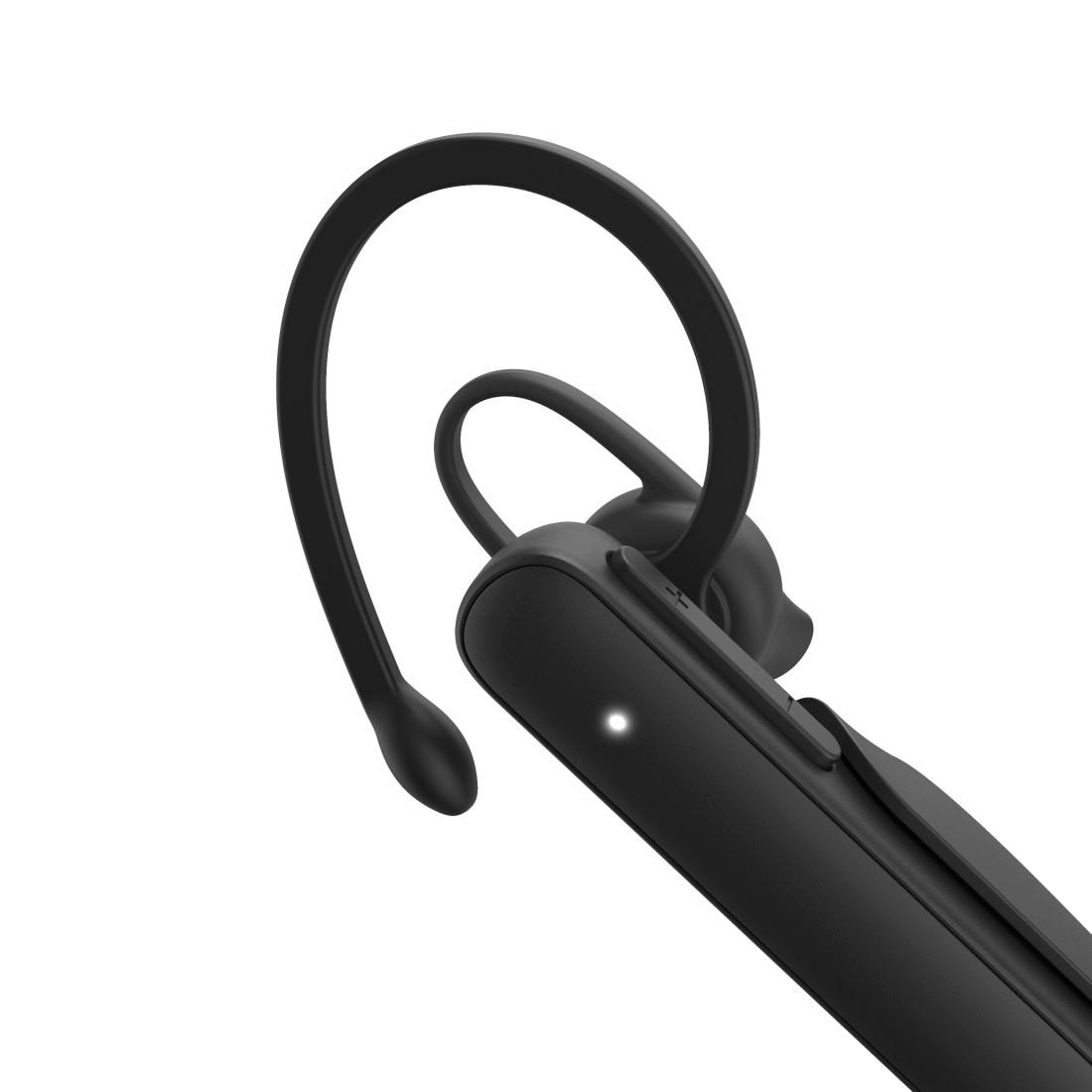 Hama Headset »Mono-Bluetooth®-Headset mit Ladestation, kabellos, Multipoint« Echo Noise Cancellation | Sprachsteuerung | Stummschaltung filtert und unterdrückt Umgebungsgeräusche, incl. Ladestation