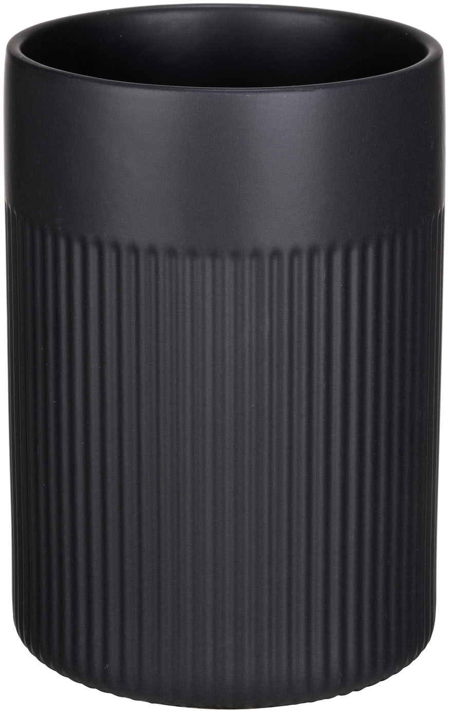 SCHÖNER WOHNEN-Kollektion Kochbesteckhalter »REFIA« Keramik Untensilienhalter mit sanften Rifferlungen, 1,3l