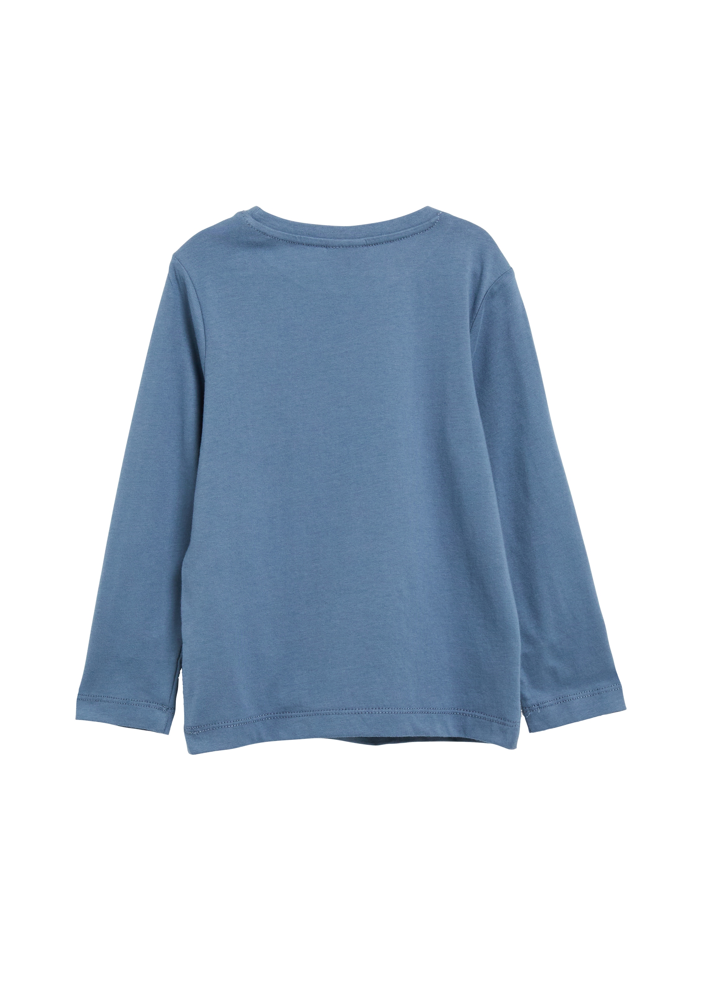 s.Oliver Junior Langarmshirt Baumwolle, mit Print und Applikation