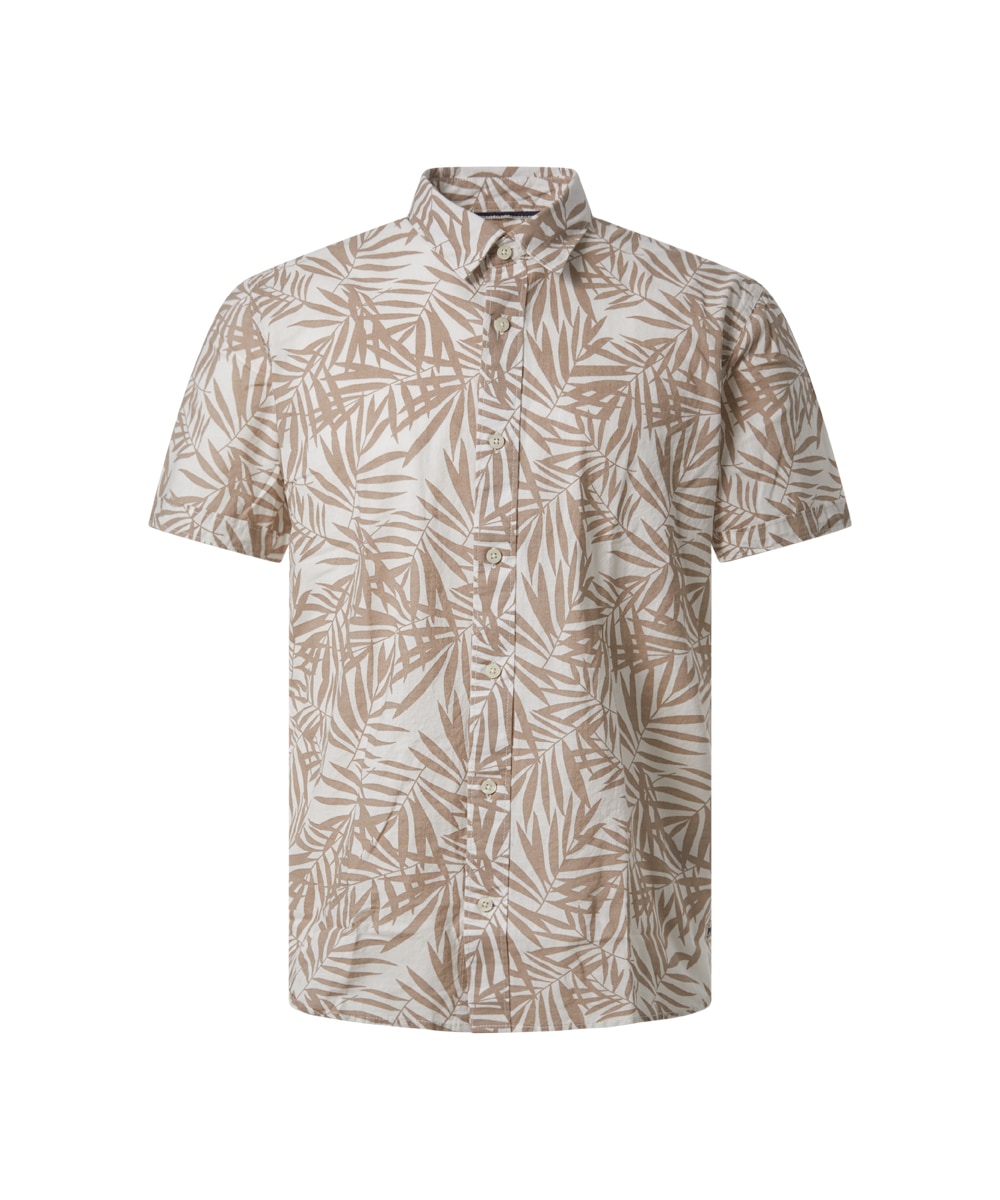 Pioneer Authentic Jeans Kurzarmhemd mit All-Over Print