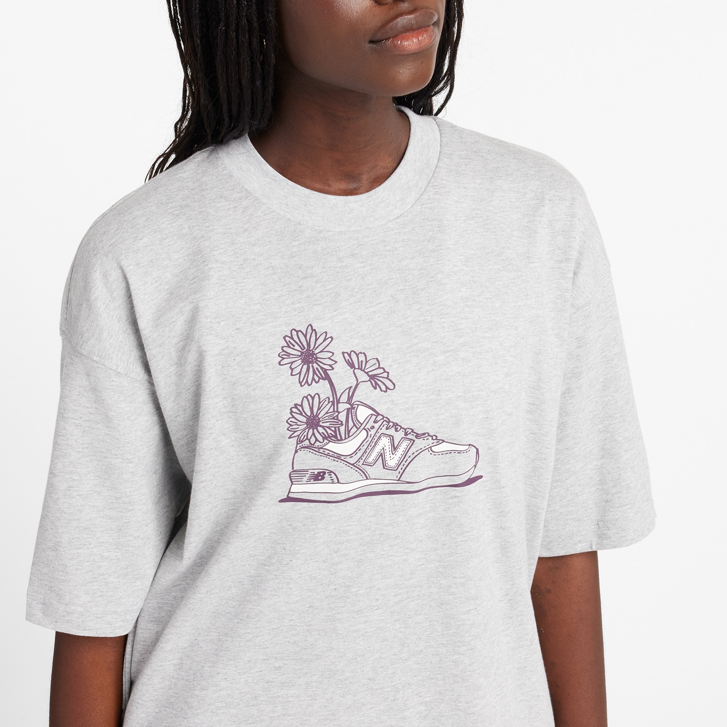 New Balance T-Shirt »Oversized Flower T-Shirt«