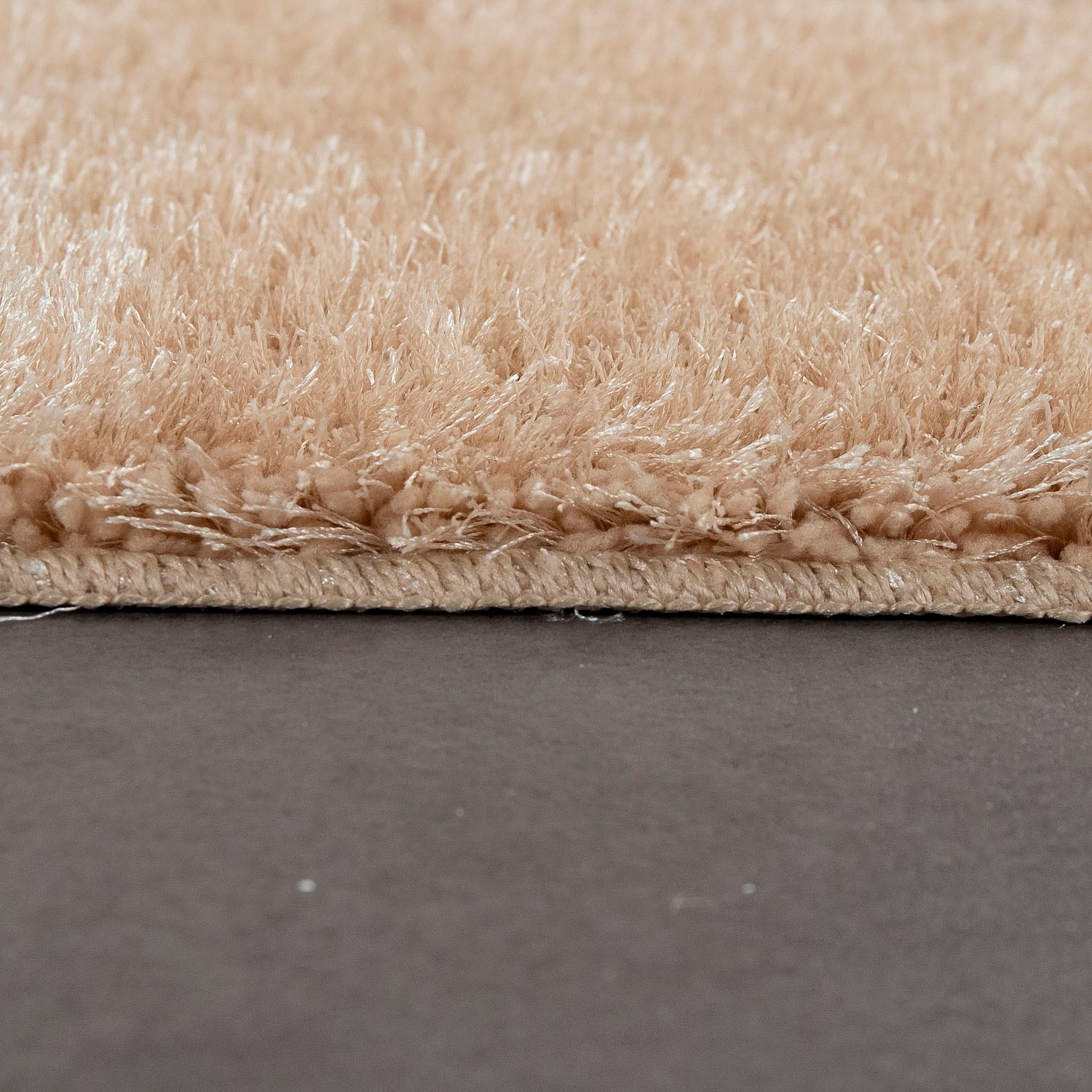 Paco Home Badematte »Sierra 815«, rutschhemmend beschichtet, fußbodenheizungsgeeignet, Badteppich, Uni Farben, besonders weich und flauschig