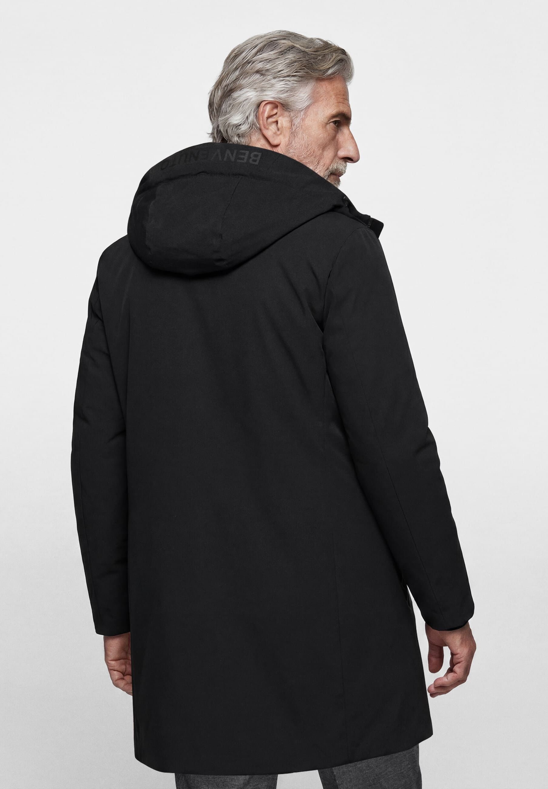 BENVENUTO. Parka »BENVENUTO. Parka« mit Kapuze verdeckter Reißverschluss mit Knopfverschluss