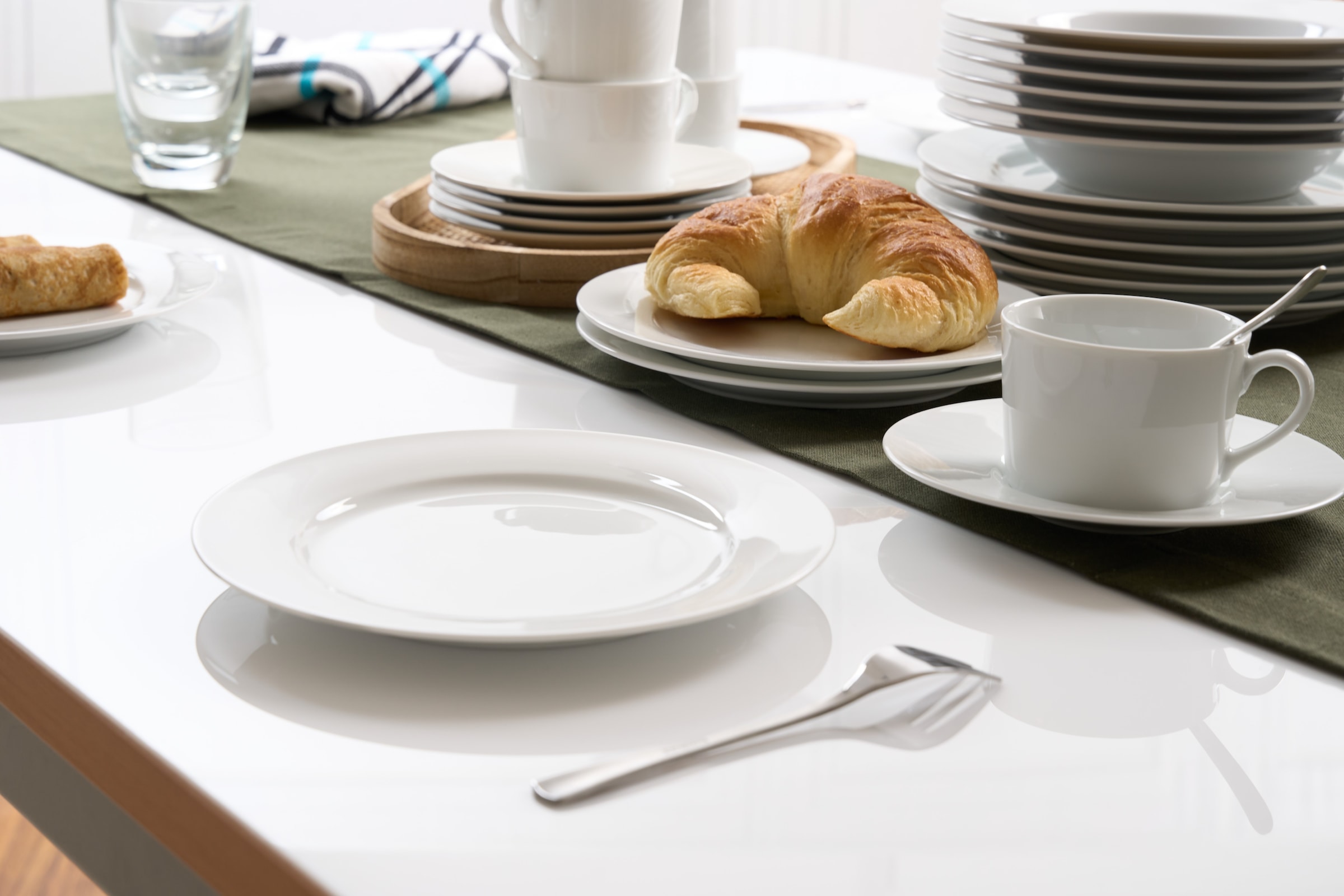 Retsch Arzberg Kaffeeservice »HEIKE WEISS, Geschirr-Set 18-teilig, Porzellan, rund« Kaffee-/Frühstücksgeschirr für 6 Personen klassisches Design in weiss