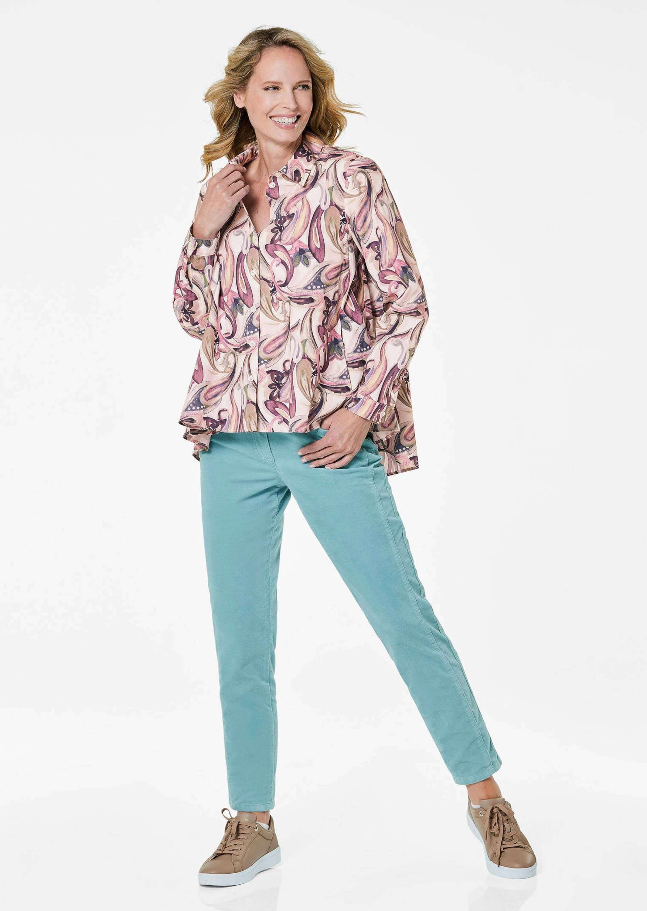 GOLDNER Hemdbluse »Blusenshirt mit Paisley-Muster« Paisley-Muster