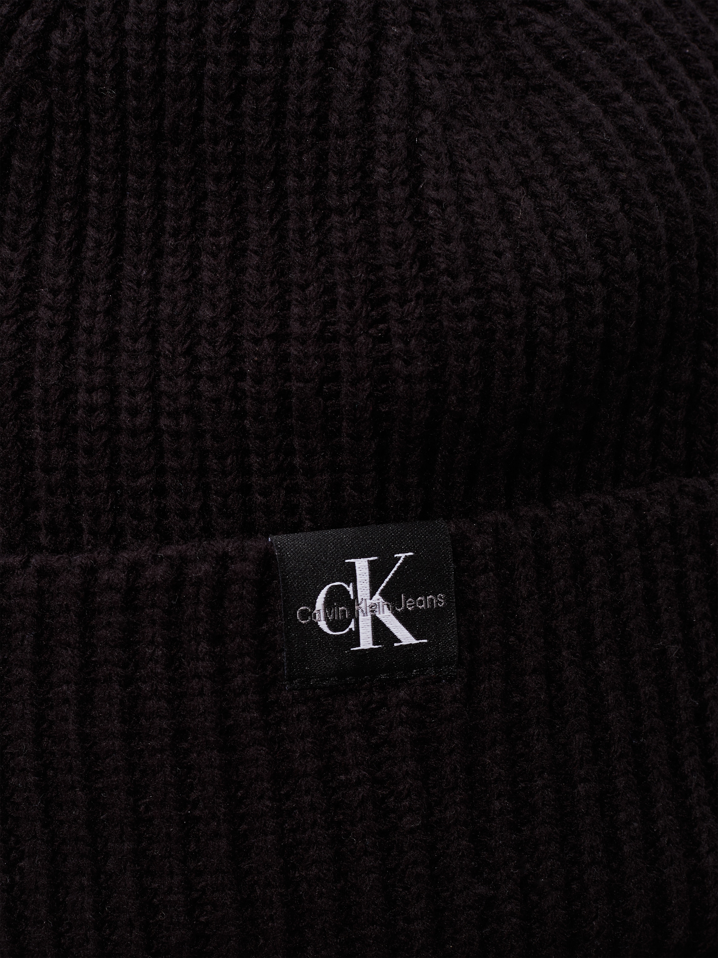 Calvin Klein Jeans Beanie, mit Monogramm-Label