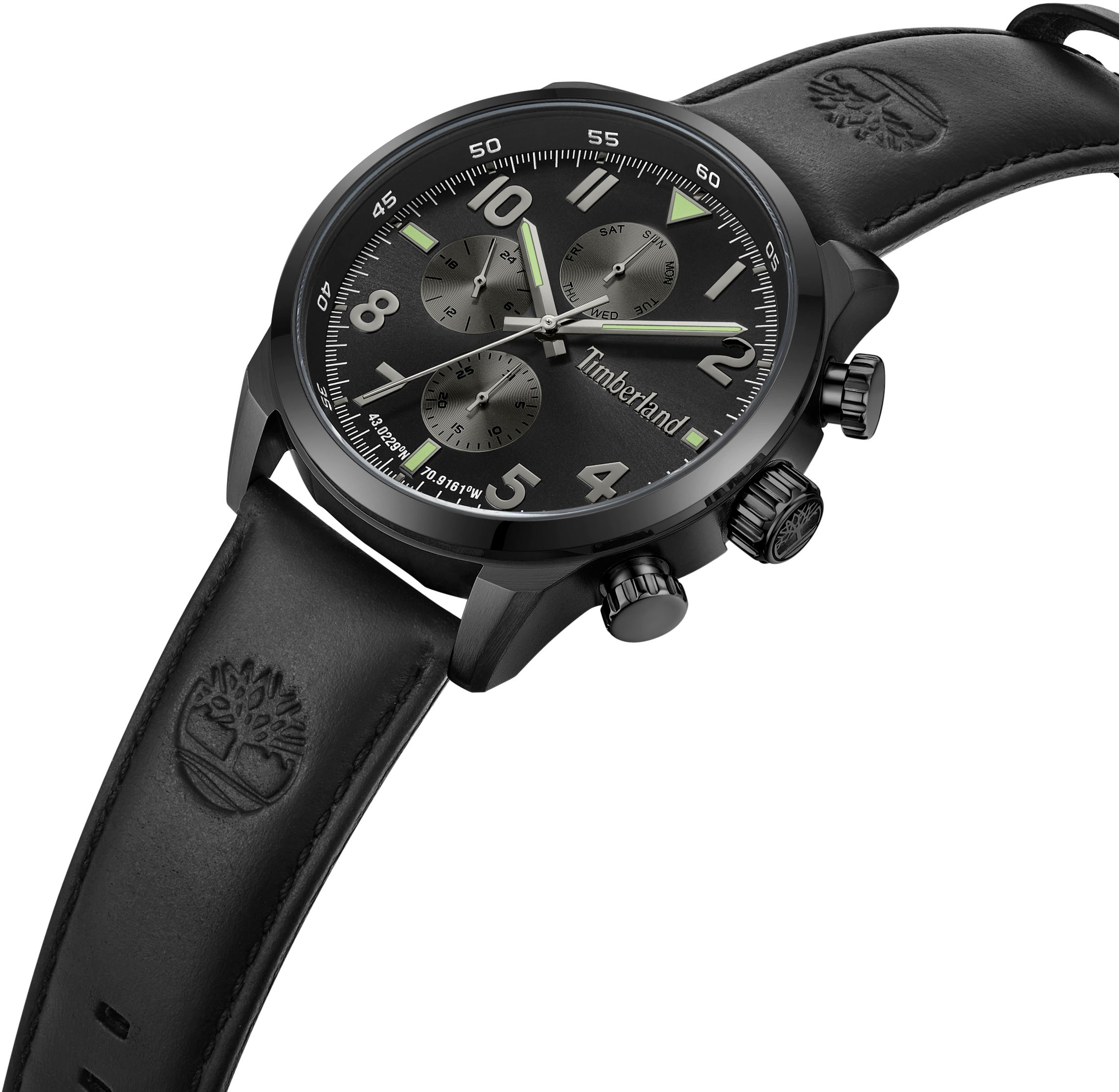 Timberland Multifunktionsuhr »HENNIKER II«, Armbanduhr, Quarzuhr, Herrenuhr, Datum
