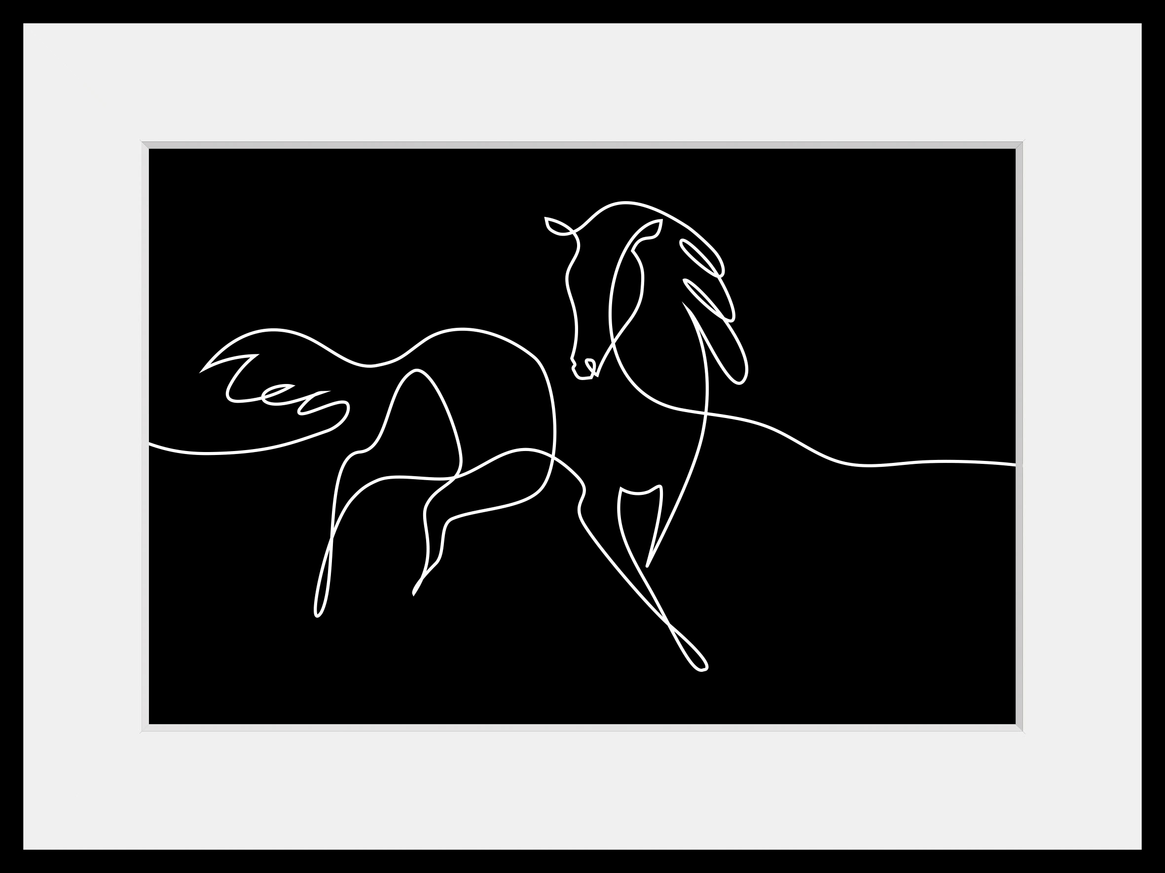 queence Bild »Dia«, (1 St.), HD Premium Poster-Druck inkl. Holzrahmen