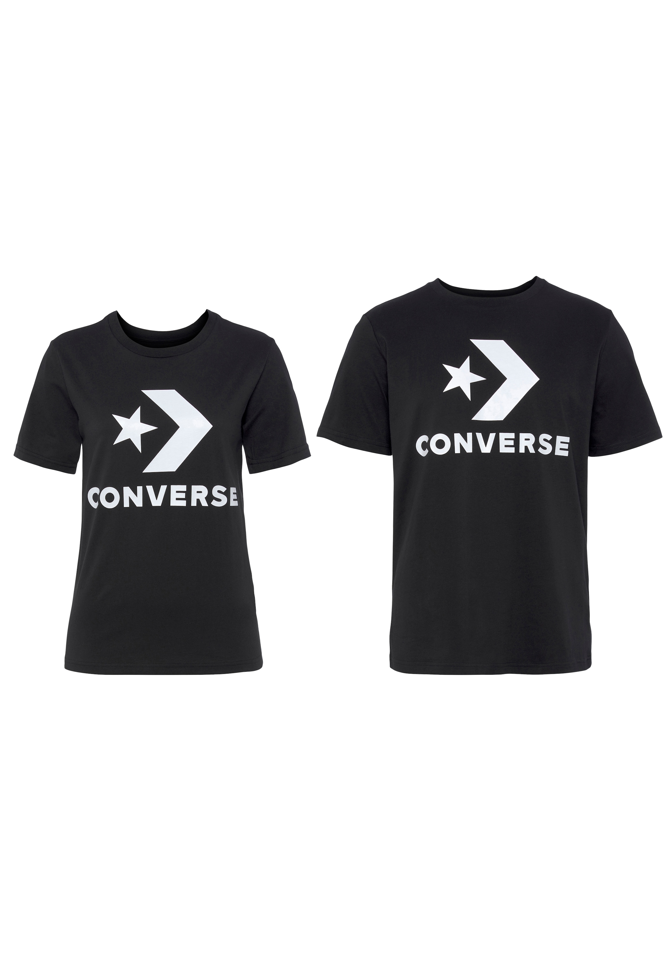 T-Shirt »CONVERSE GO-TO STAR CHEVRON LOGO STANDARD-FIT T-SHIRT«, Unisex