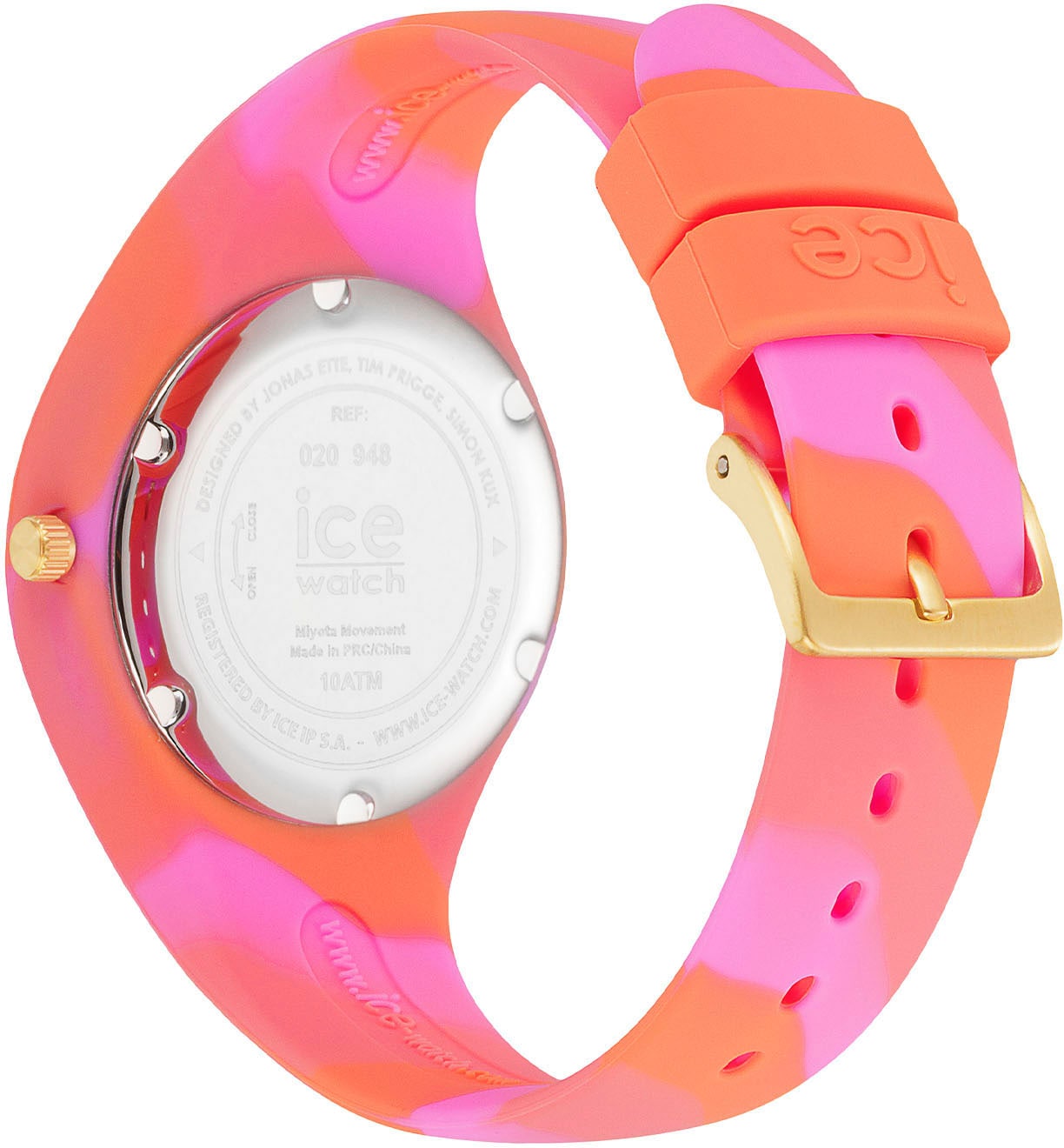 bei Small dye tie Coral - »ICE - 020948« Quarzuhr ice-watch ♕ 3H, - and